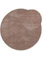 Tappeto in viscosa Chiara Beige/Rosa