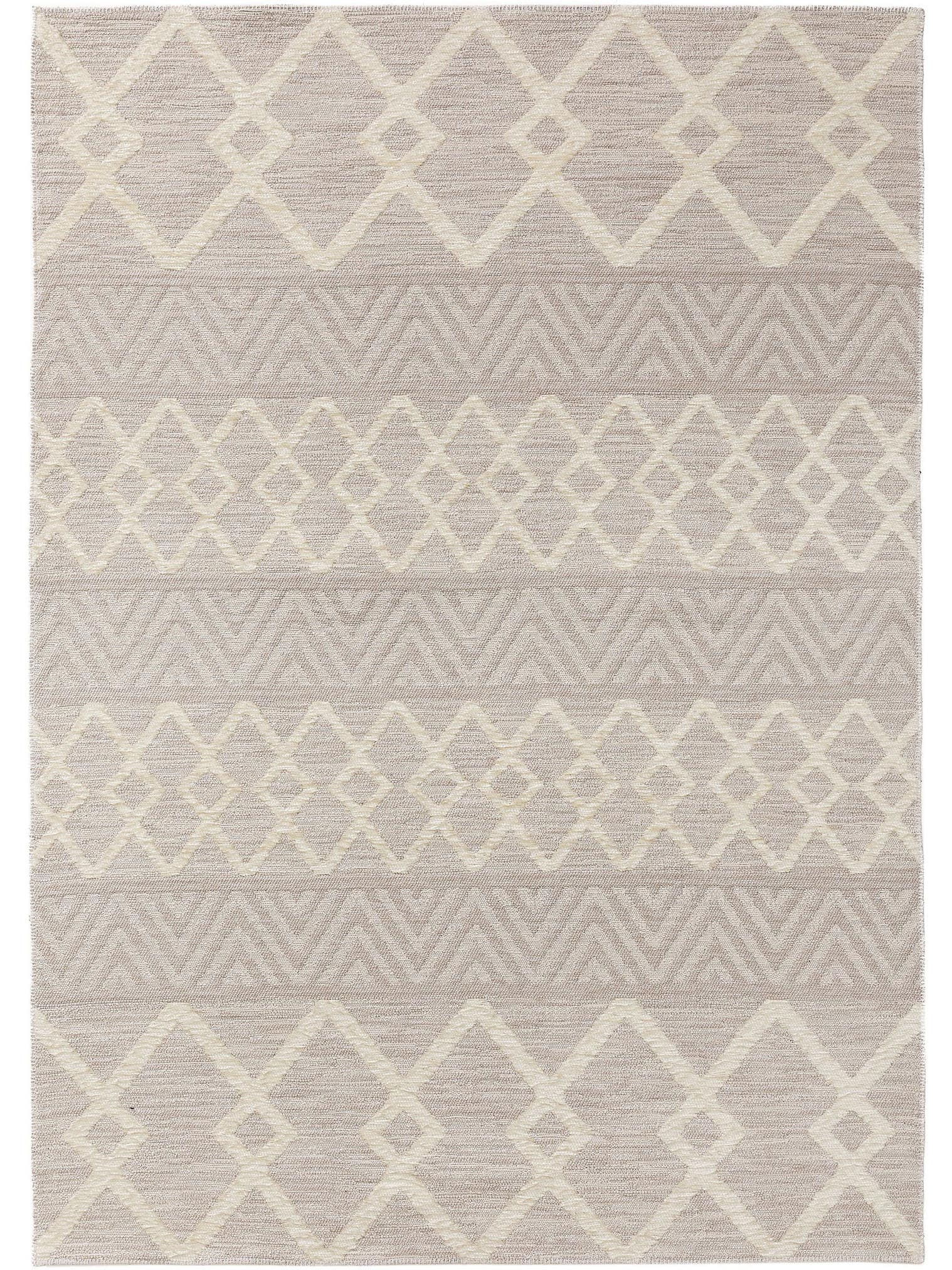 Tapijt van 60% Polyester, 40% Polypropyleen in Beige met een 1- 5 mm hoge pool van benuta Pop