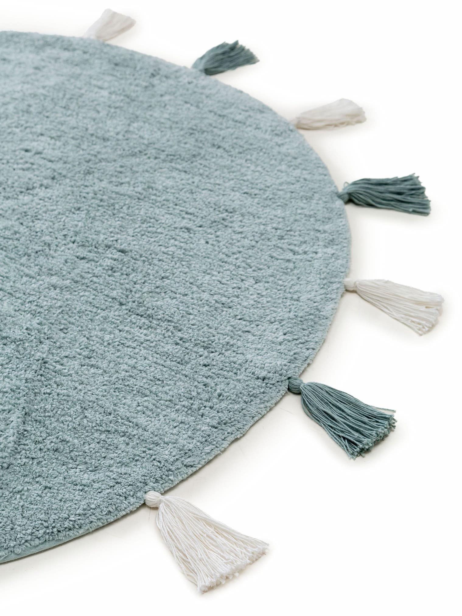 Alfombra de 100% Algodón en Verde con un pelo de {{Placeholder_Pile Height}} de altura de Lytte