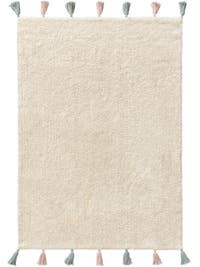 Waschbarer Kinderteppich Malu Cream