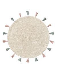 Waschbarer Kinderteppich Malu Cream