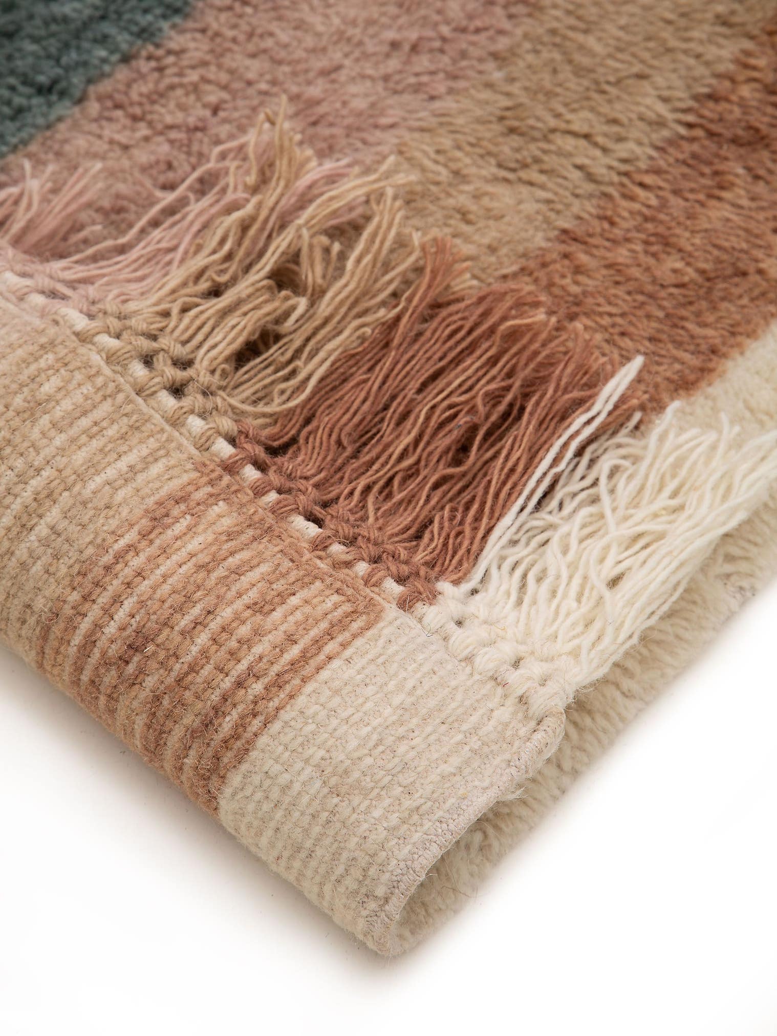 Tapijt van 100% Wol in Veelkleurig met een 11 - 20 mm hoge pool van Lytte