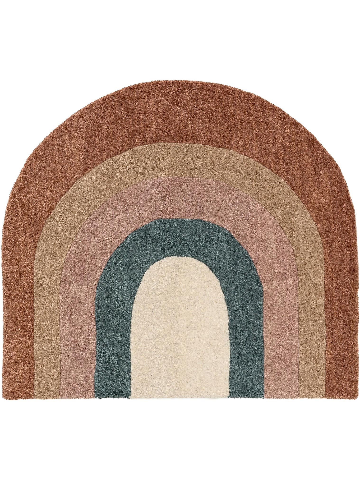 Tapis en 100% Laine en Multicouleur avec une pile de 6 - 10 mm de hauteur de Lytte