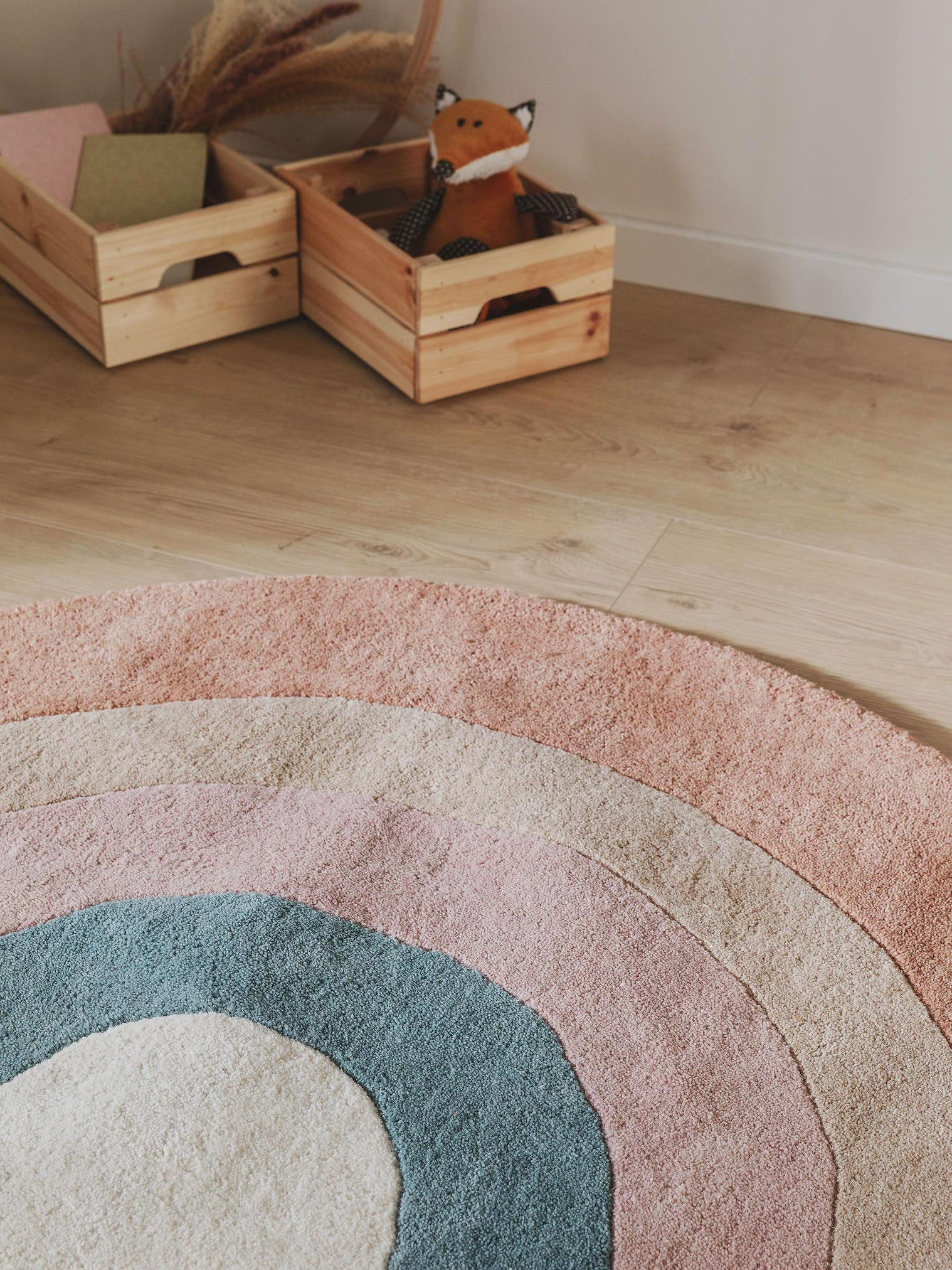 Tapis en 100% Laine en Multicouleur avec une pile de 6 - 10 mm de hauteur de Lytte