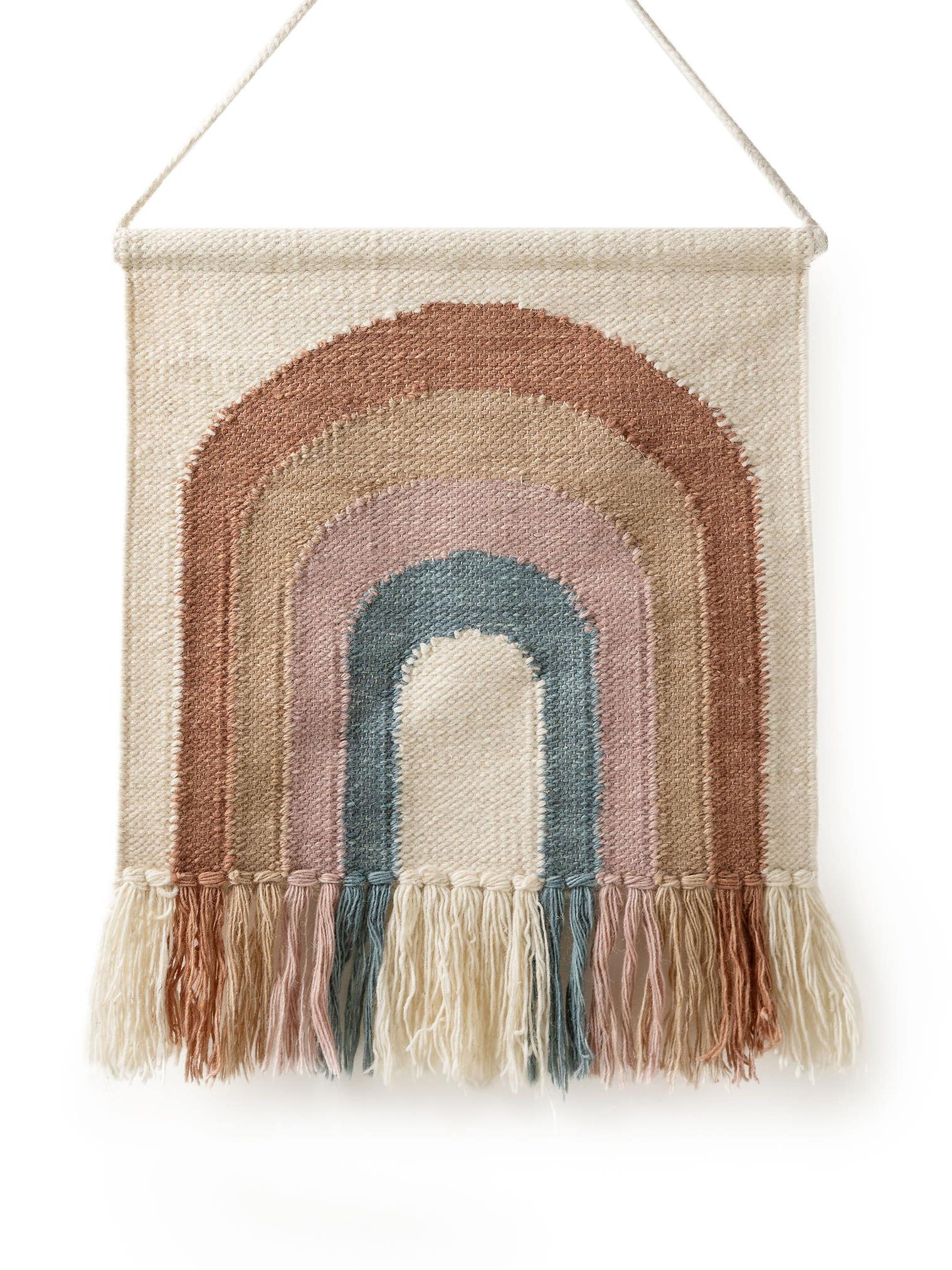 Déco de mur Rainbow Multicouleur en motif KidsDesign en 90% Laine, 10% Coton de Lytte