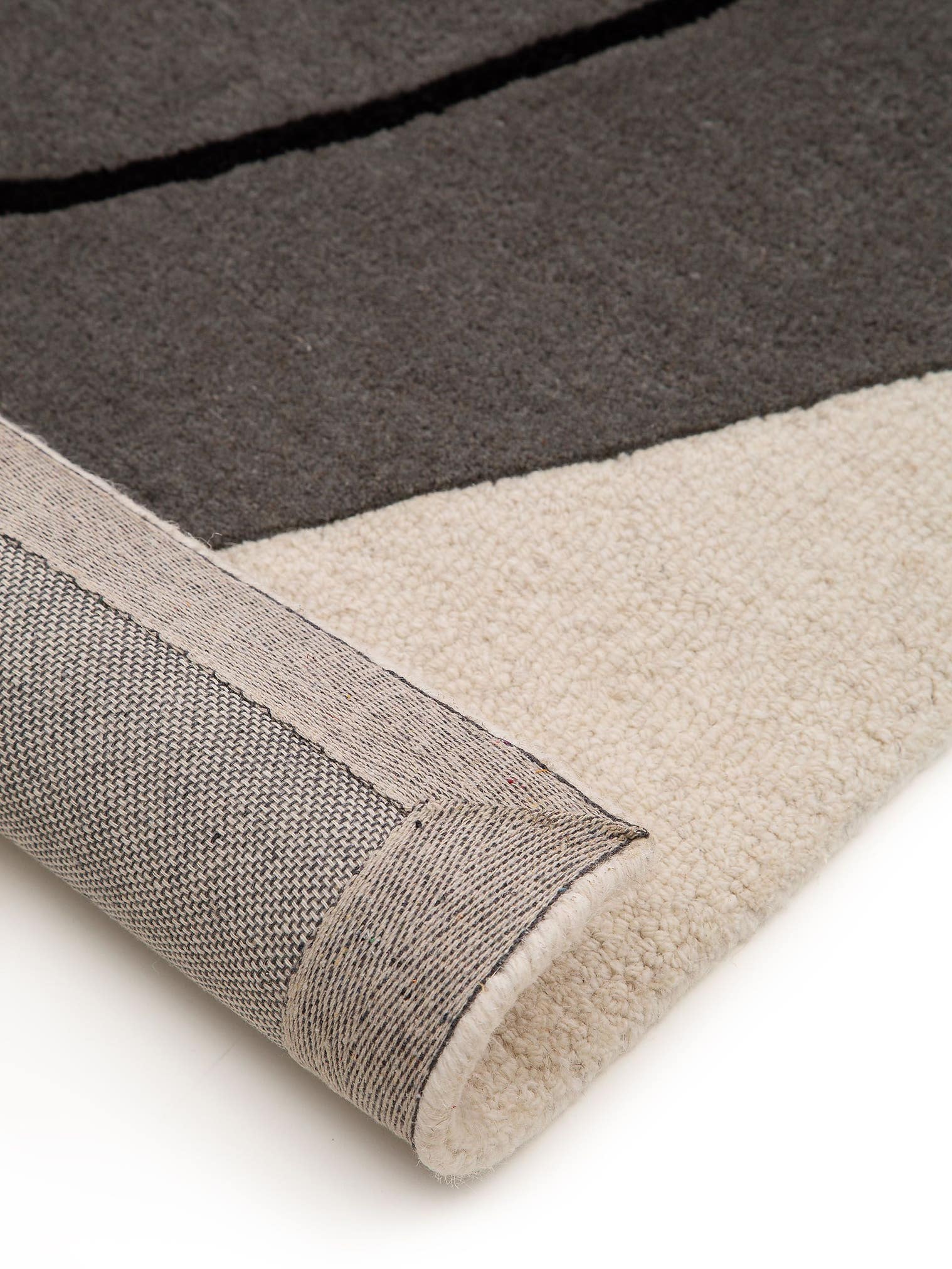 Teppich aus 100% Wolle in Multicolor mit 6 bis 10 mm hohem Flor von benuta Pure