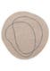 Alfombra de lana Shape Crema