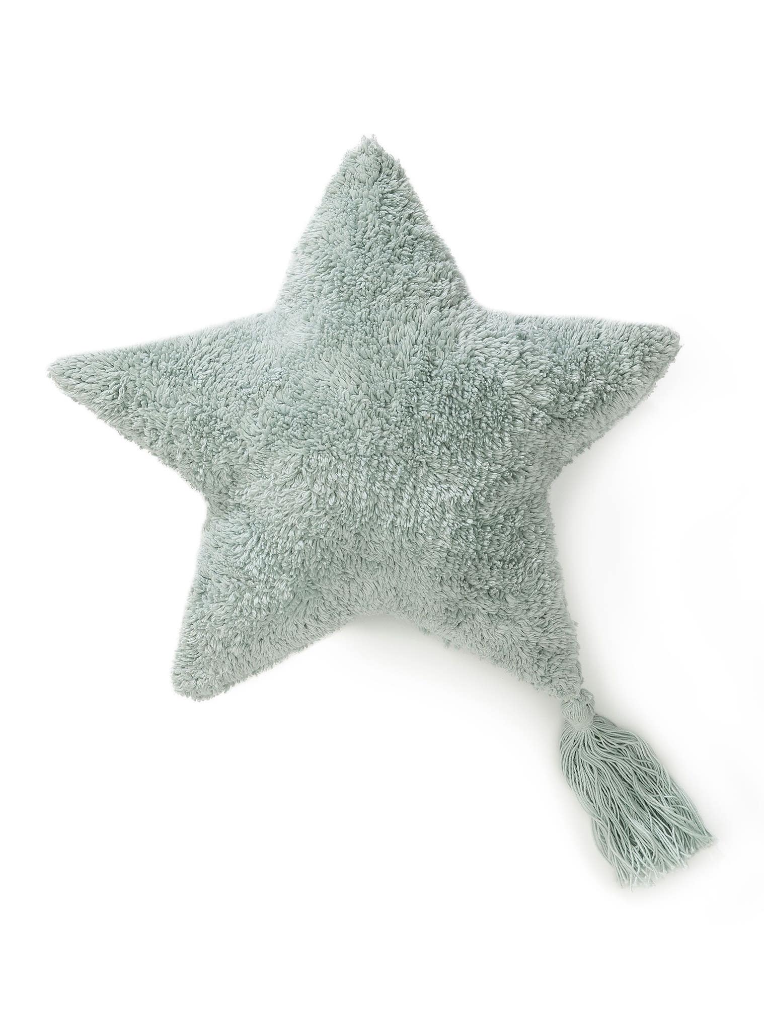 Cuscino Stars Menta in KidsDesign-ontwerp van 100% Cotone door Lytte