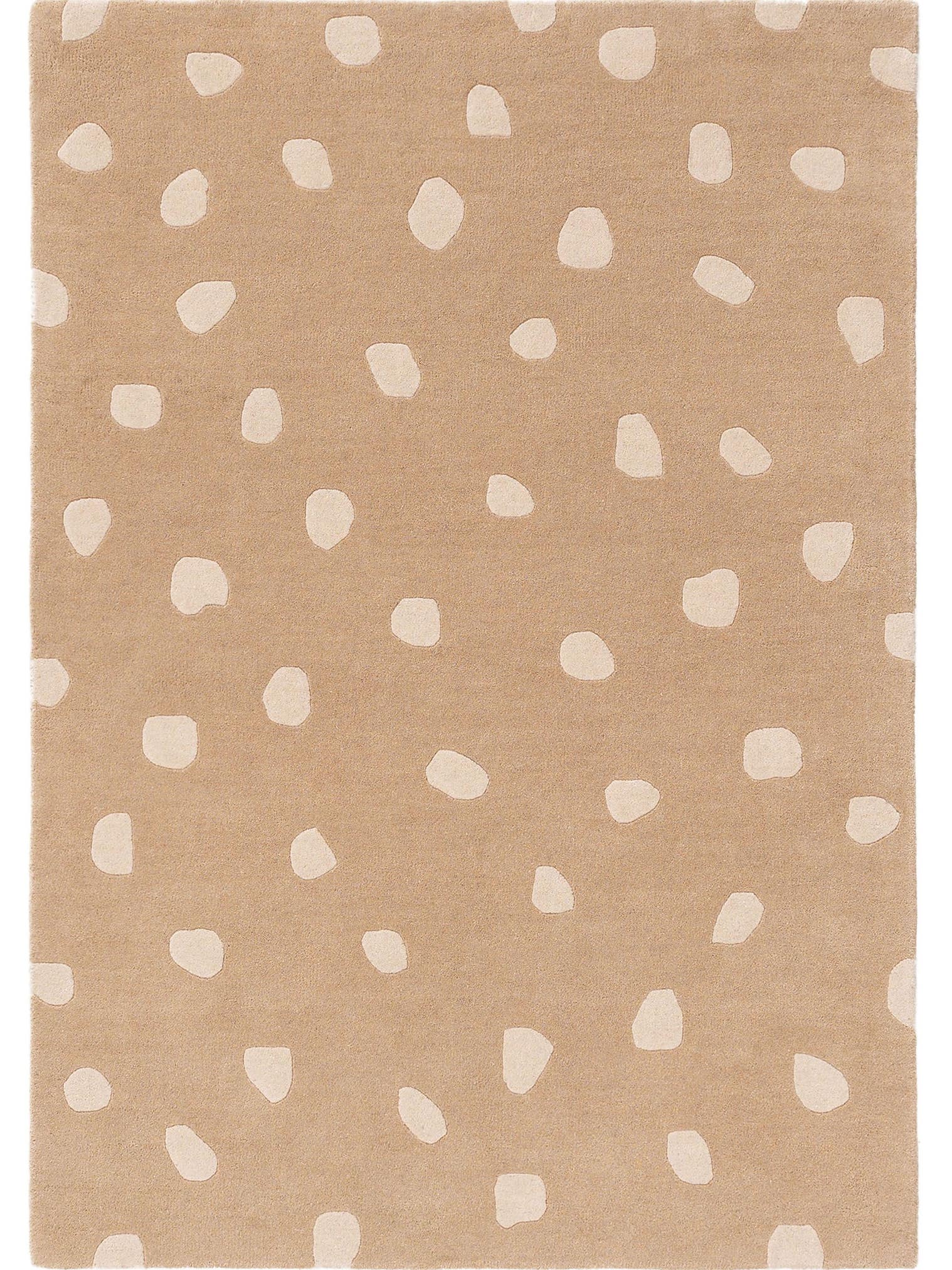 Tapis en 100% Laine en Taupe avec une pile de 11 - 20 mm de hauteur de Lytte