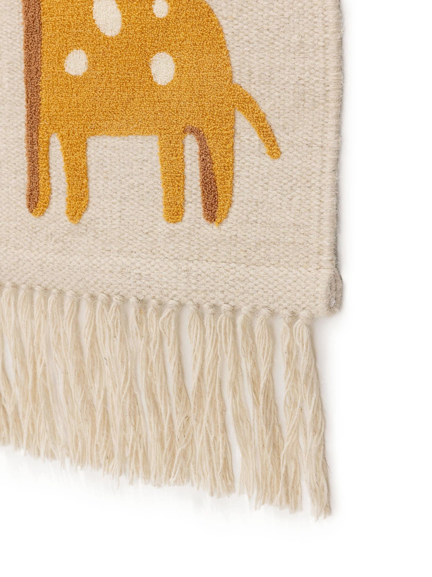 Déco de mur Savannah Jaune en motif KidsDesign en 75% Laine, 20% Coton, 5% Polyacrylique de Lytte