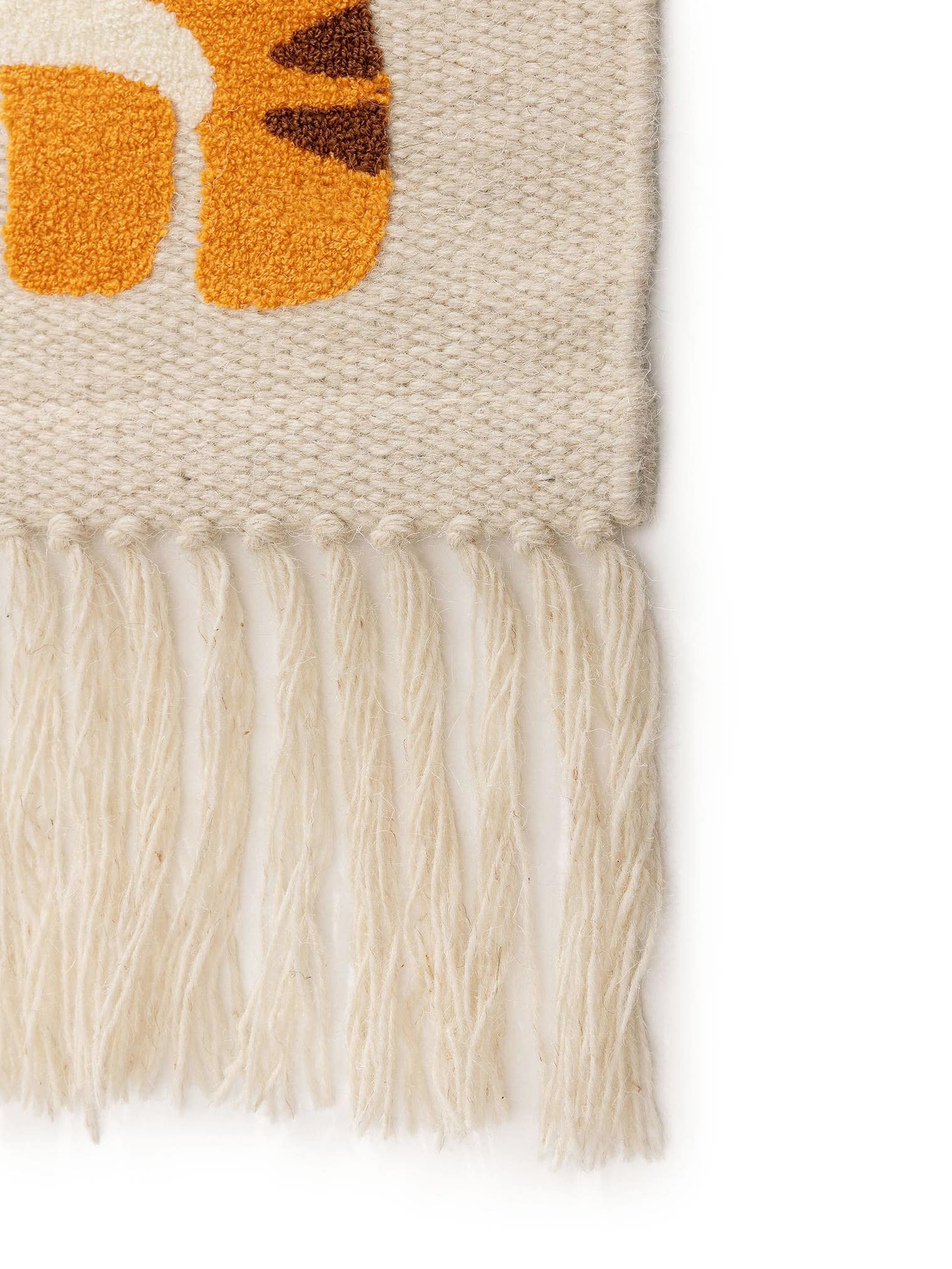Wall Hanging Savannah Orange im Design KidsDesign aus 75% Wool, 20% Cotton, 5% Polyacrylic von Lytte