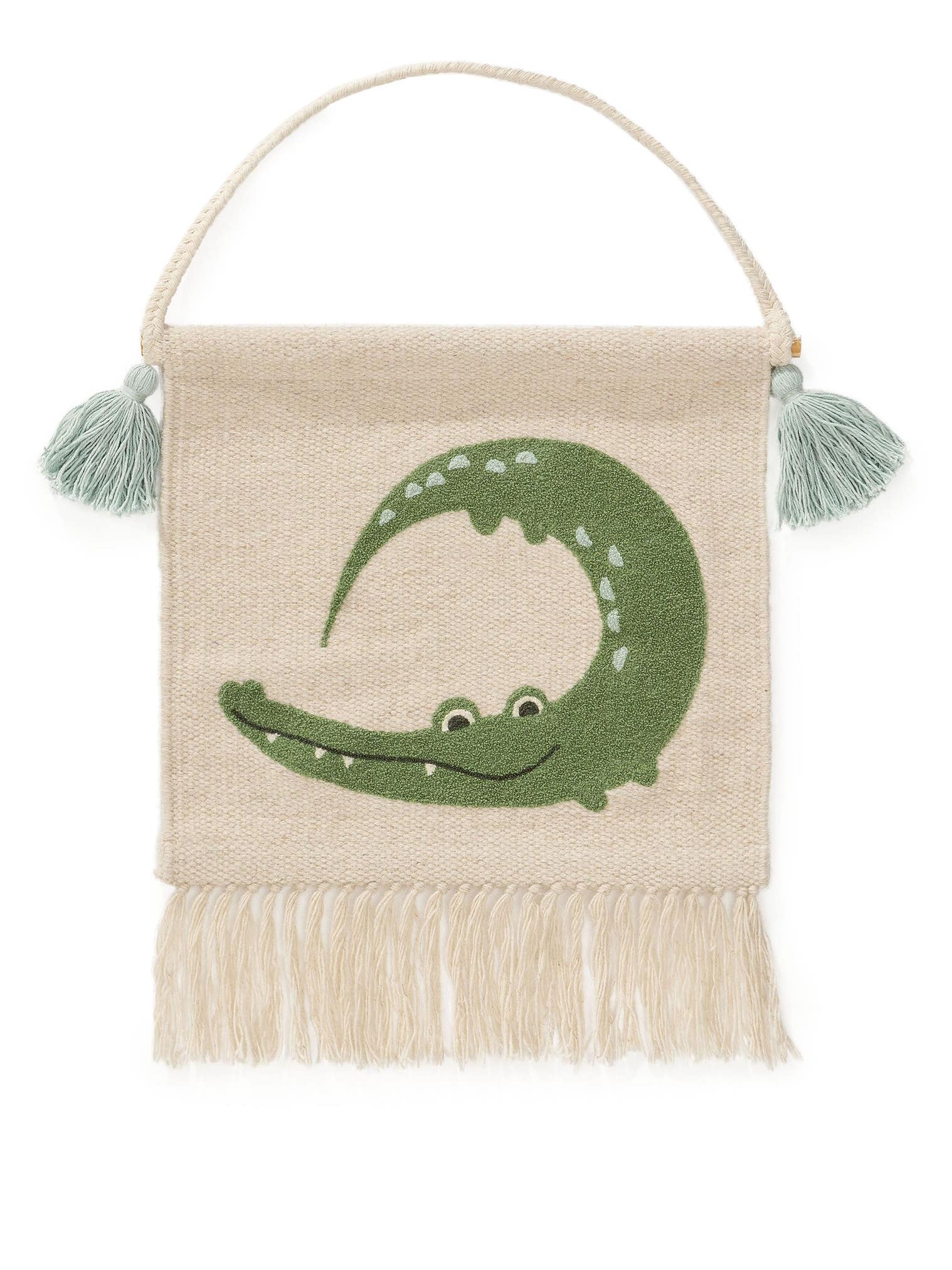 Väggdekoration Savannah Grön med KidsDesign-design i 75% Ull, 20% Bomull, 5% Polyakryl från Lytte