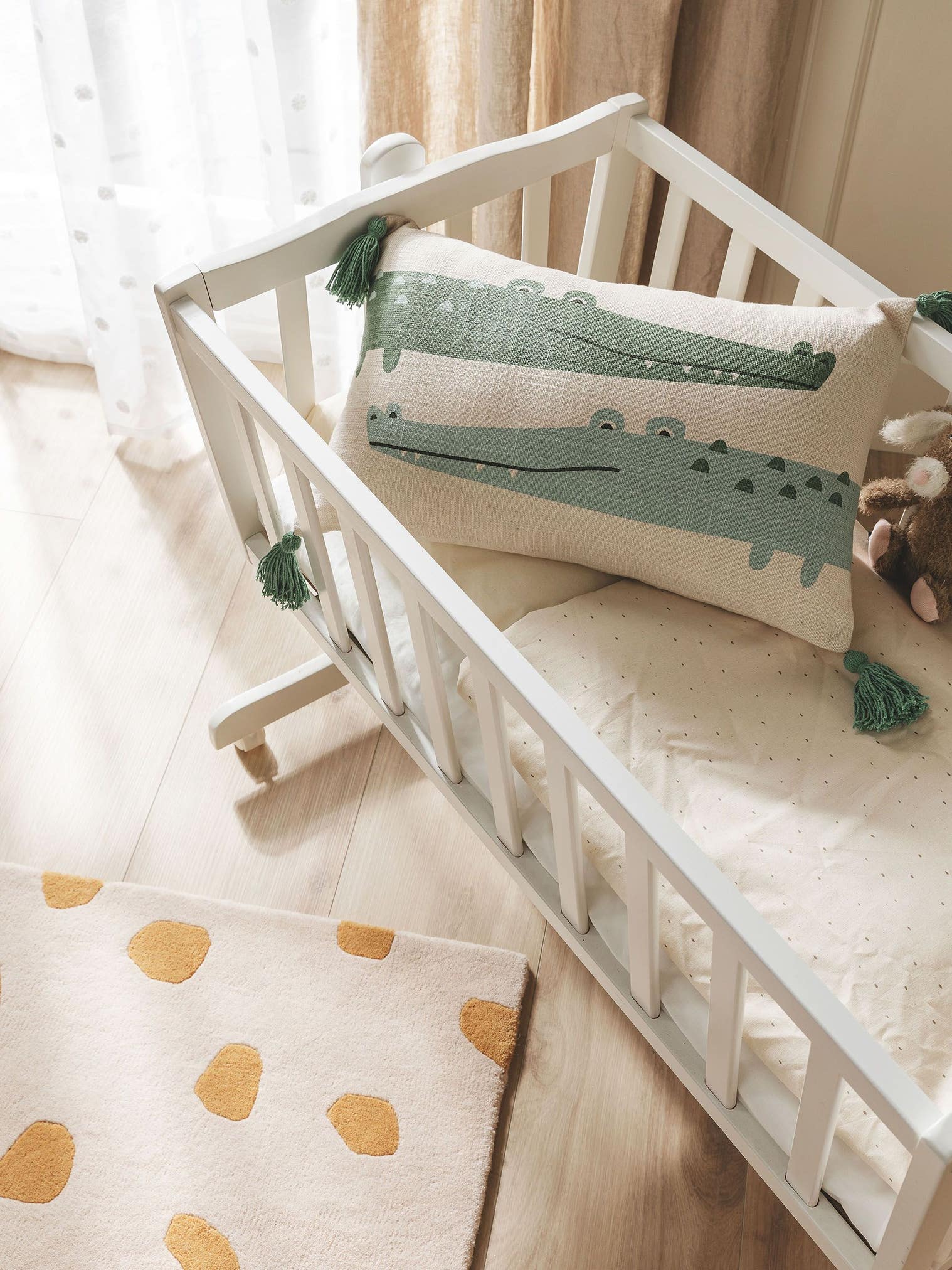 Örngott Savannah Grön med KidsDesign-design i 100% Bomull från Lytte