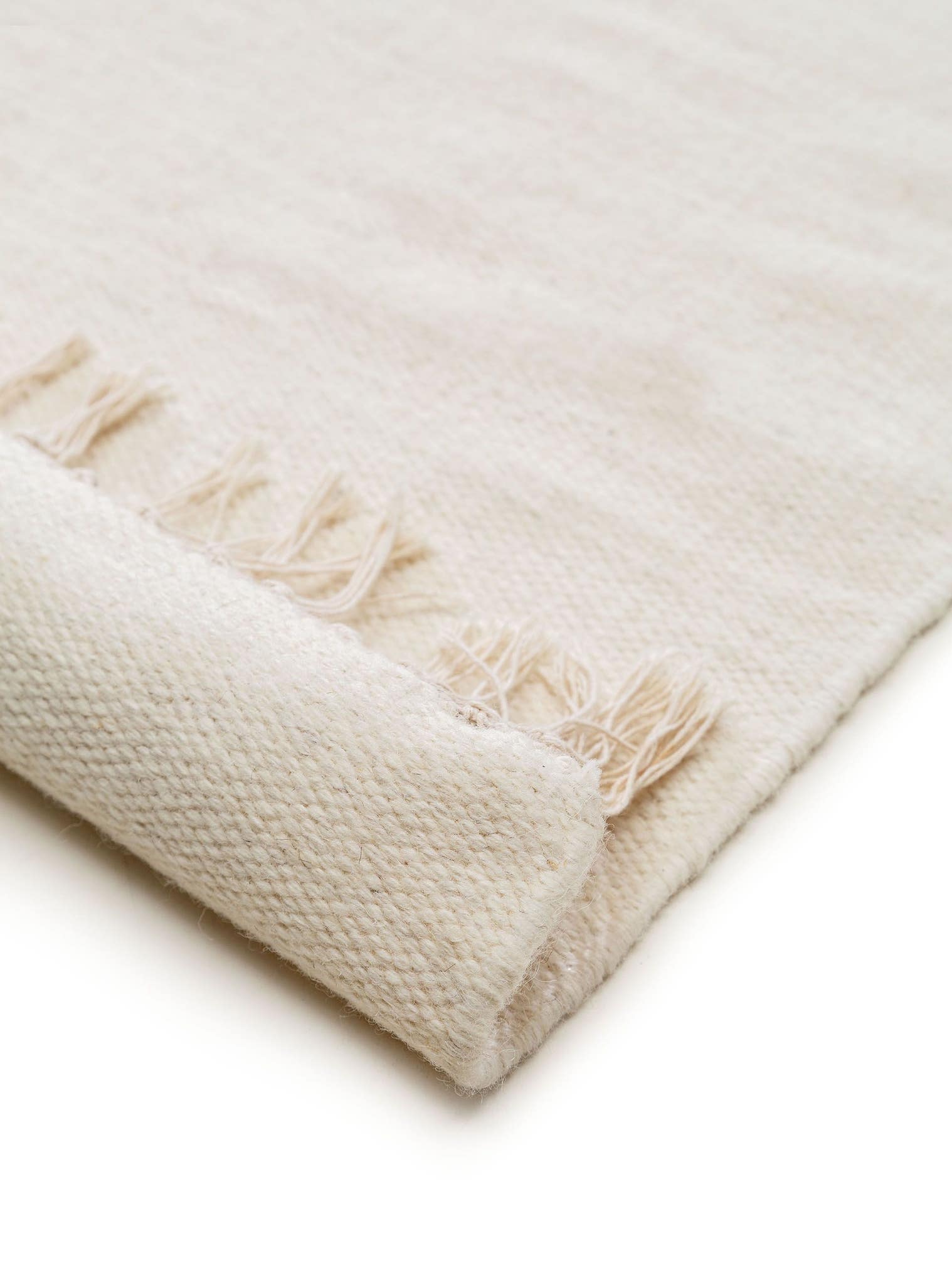 Tapis en 100% Laine en Multicouleur avec une pile de 1- 5 mm de hauteur de benuta Pop
