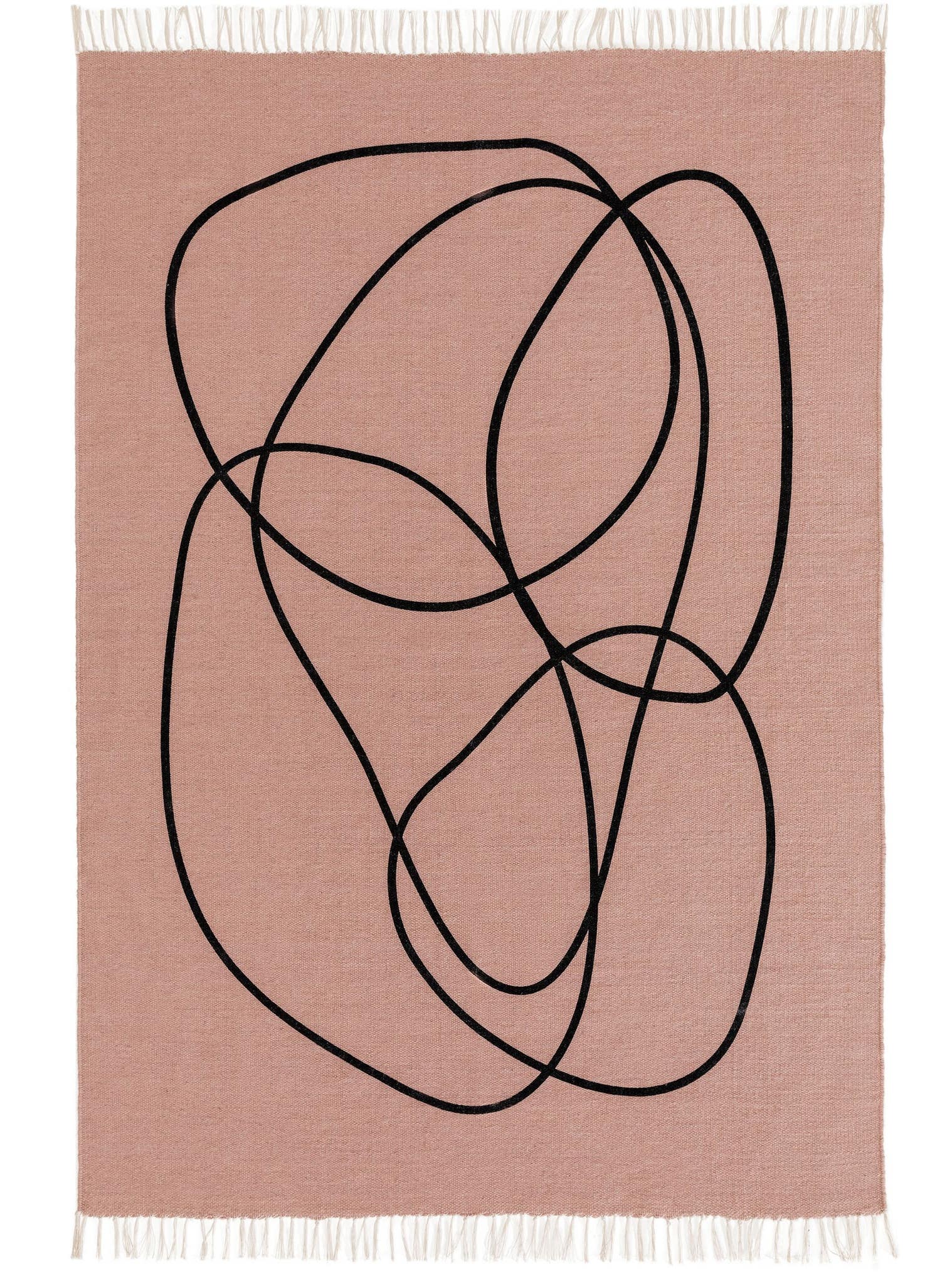 Rug made of 100% Wool in Multicoloured with a 1- 5 mm high pile by benuta Pop