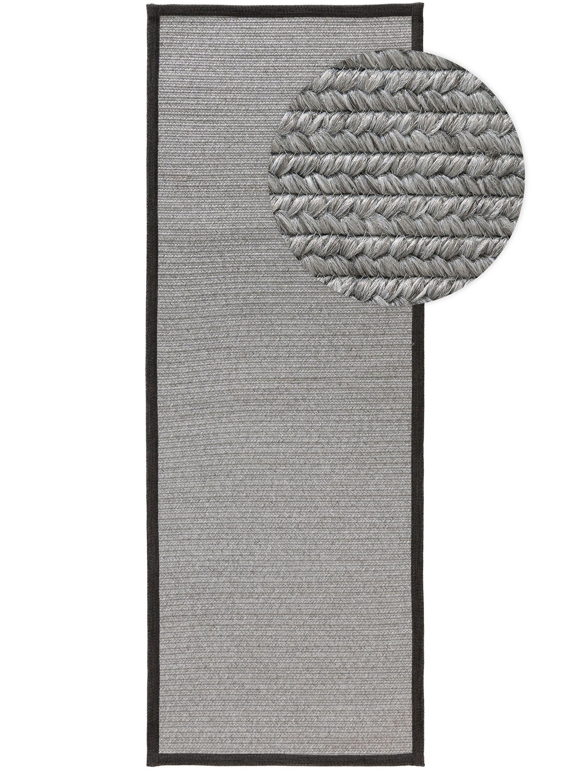 Rug made of 80% Polypropylene, 20% Polyester in Grey with a 1- 5 mm high pile by benuta Nest