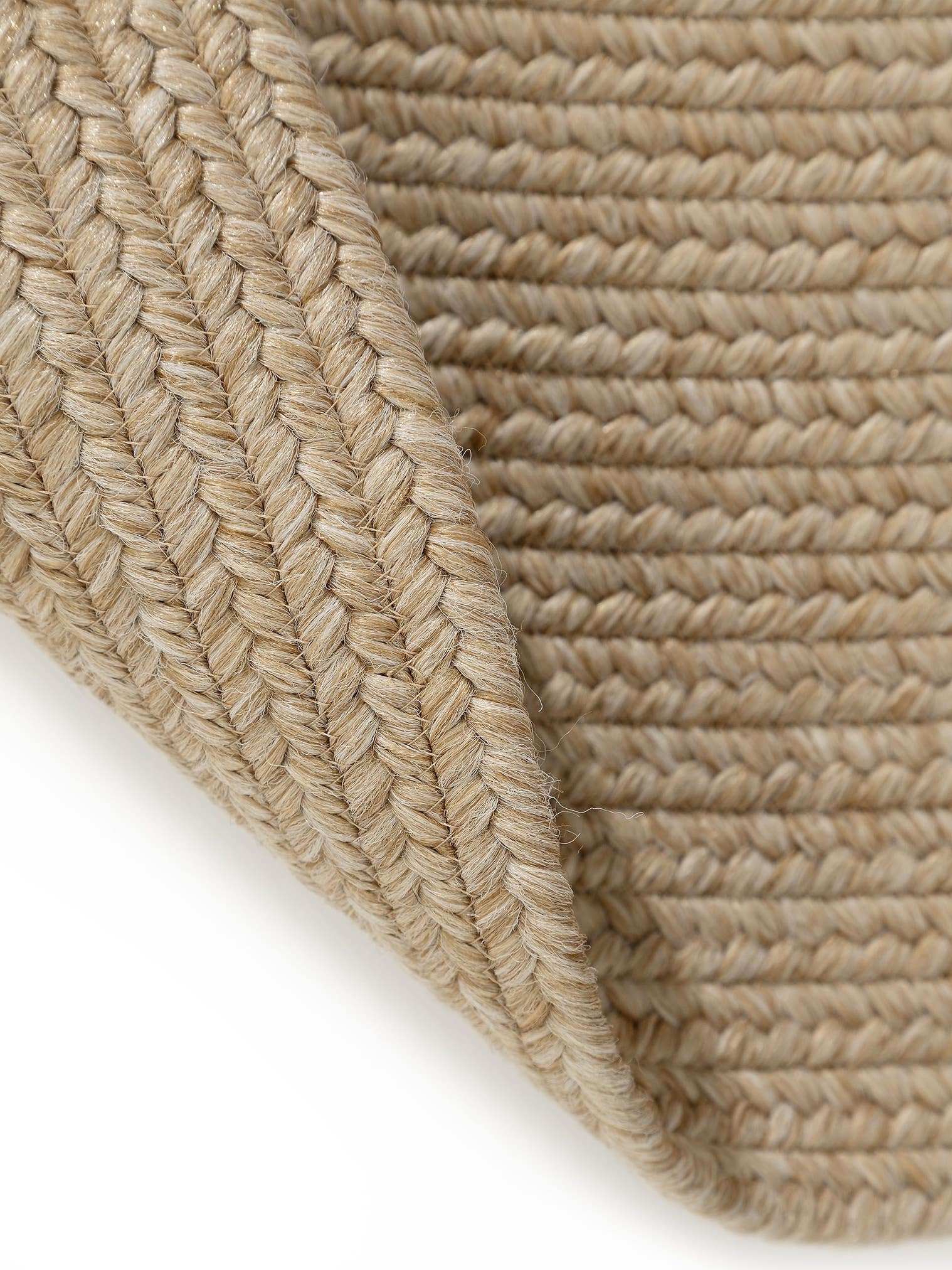 Tæppe af 80% Polypropylen, 20% Polyester i Beige med 1- 5 mm høj luv fra benuta Nest