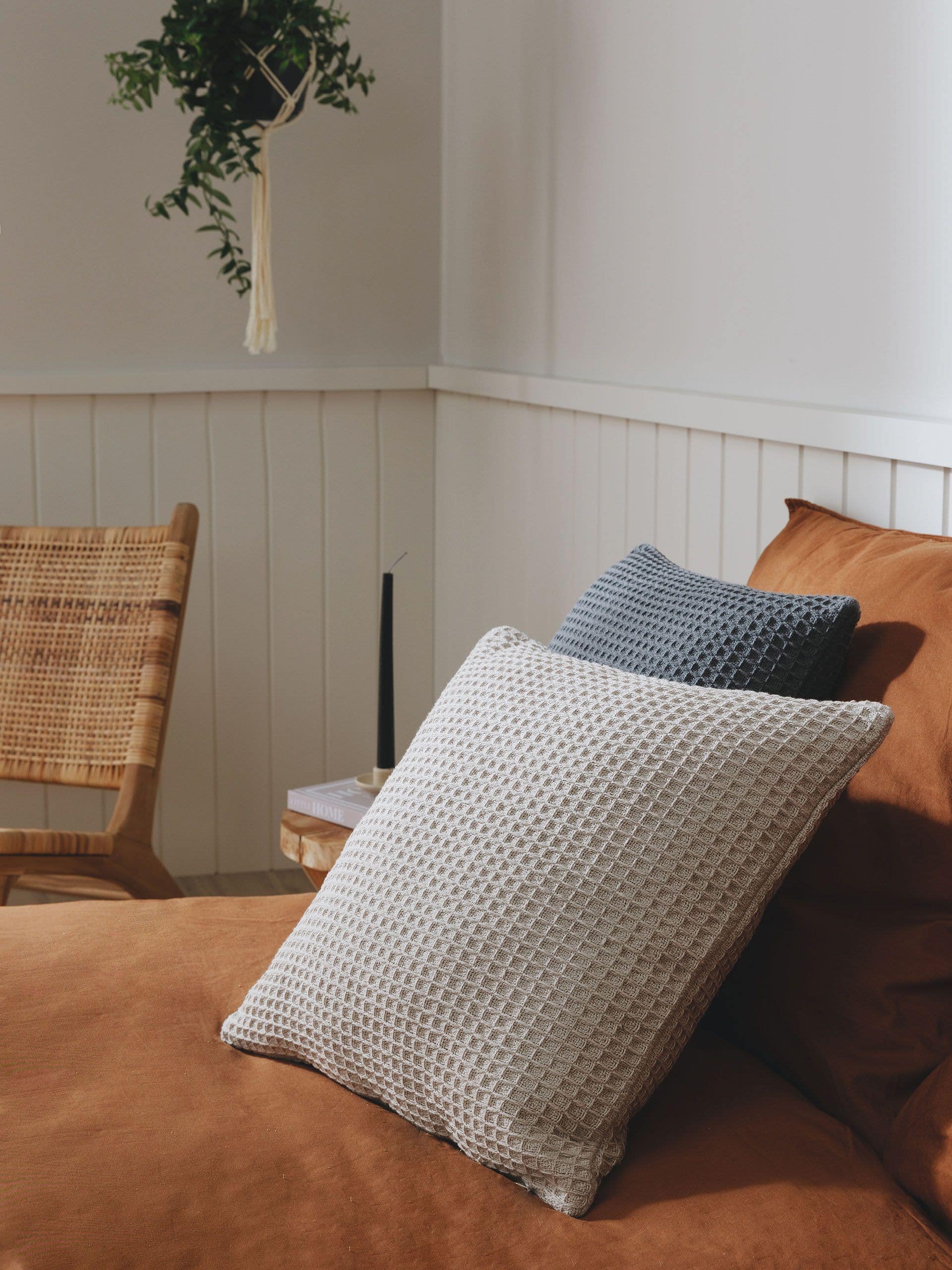 Cushion Cover Amalia Ivory in  design made of 100% Cotton by benuta Pure
