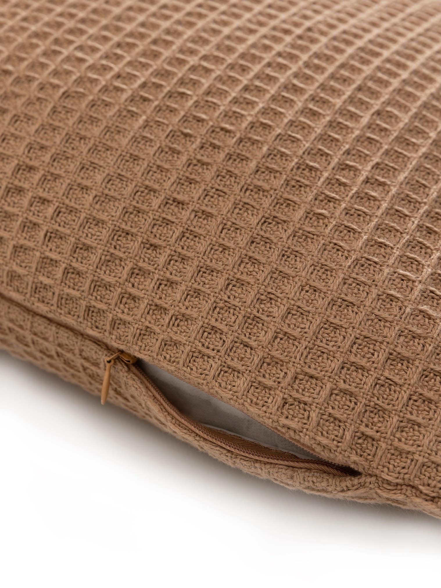Cushion Cover Amalia Light Brown in  design made of 100% Cotton by benuta Pure