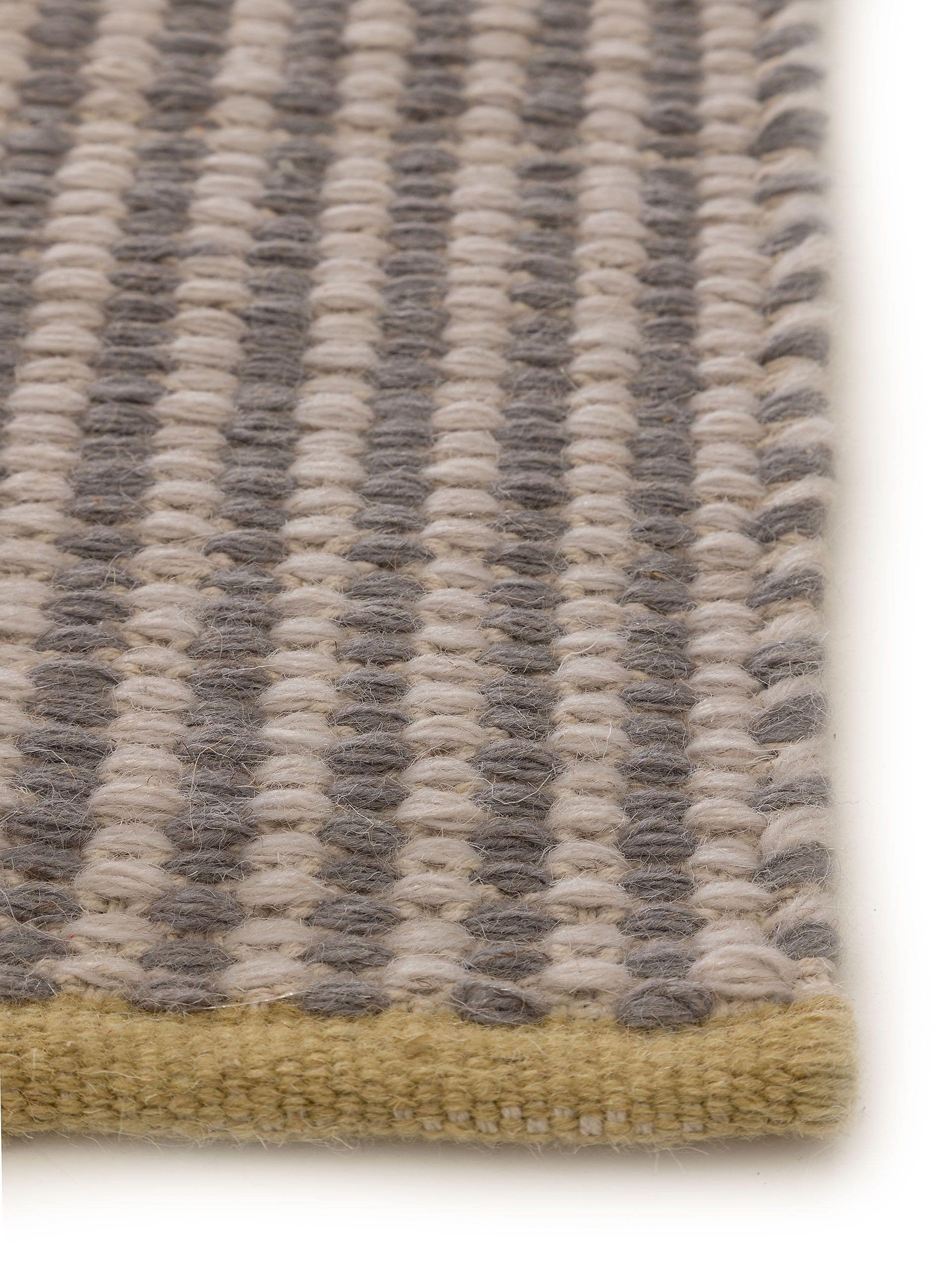 Alfombra de 50% Lana, 50% Algodón en Verde con un pelo de {{Placeholder_Pile Height}} de altura de benuta Pop