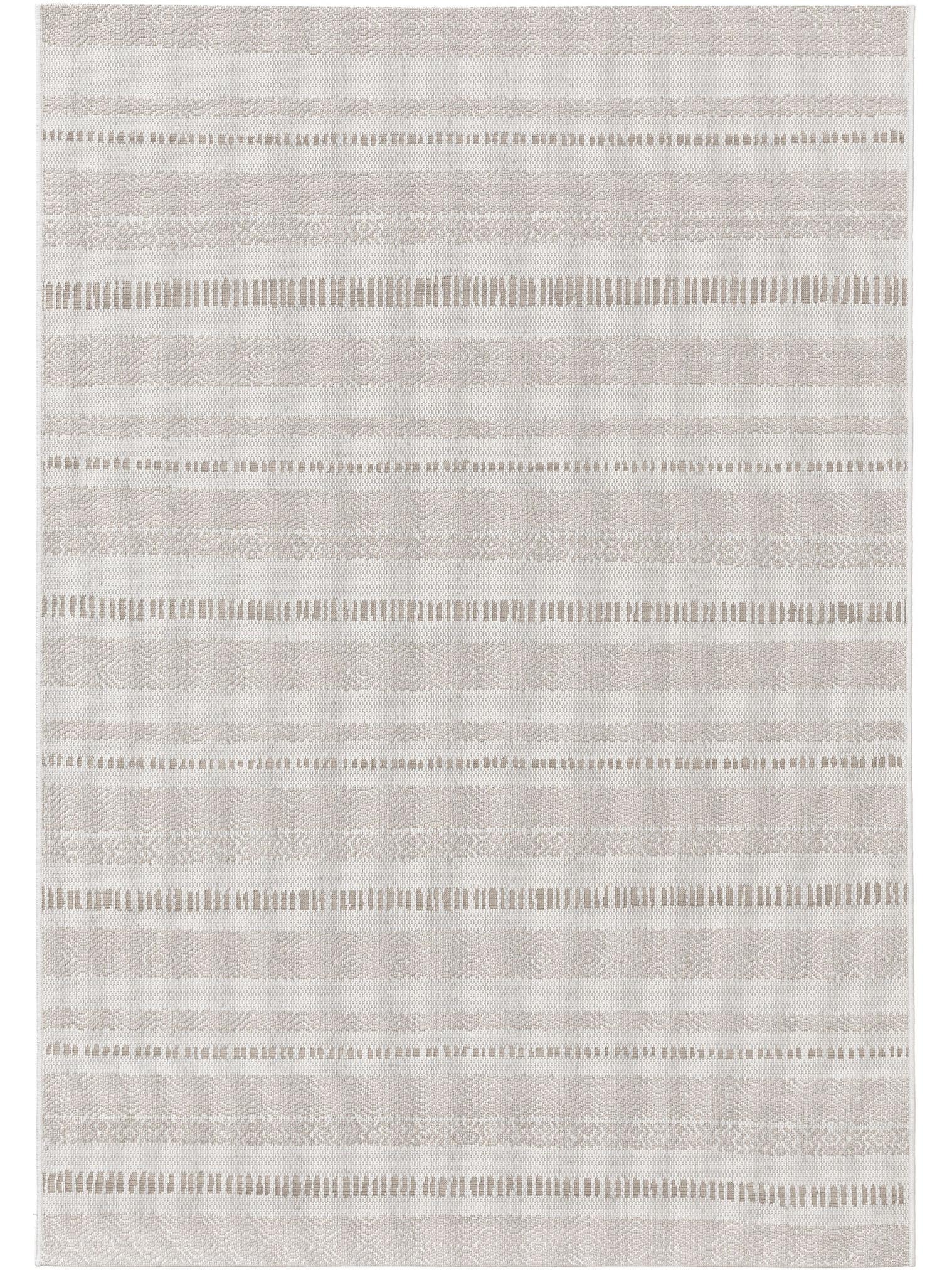 Teppich aus 100% Polypropylen in Beige mit bis 5 mm hohem Flor von benuta Pop