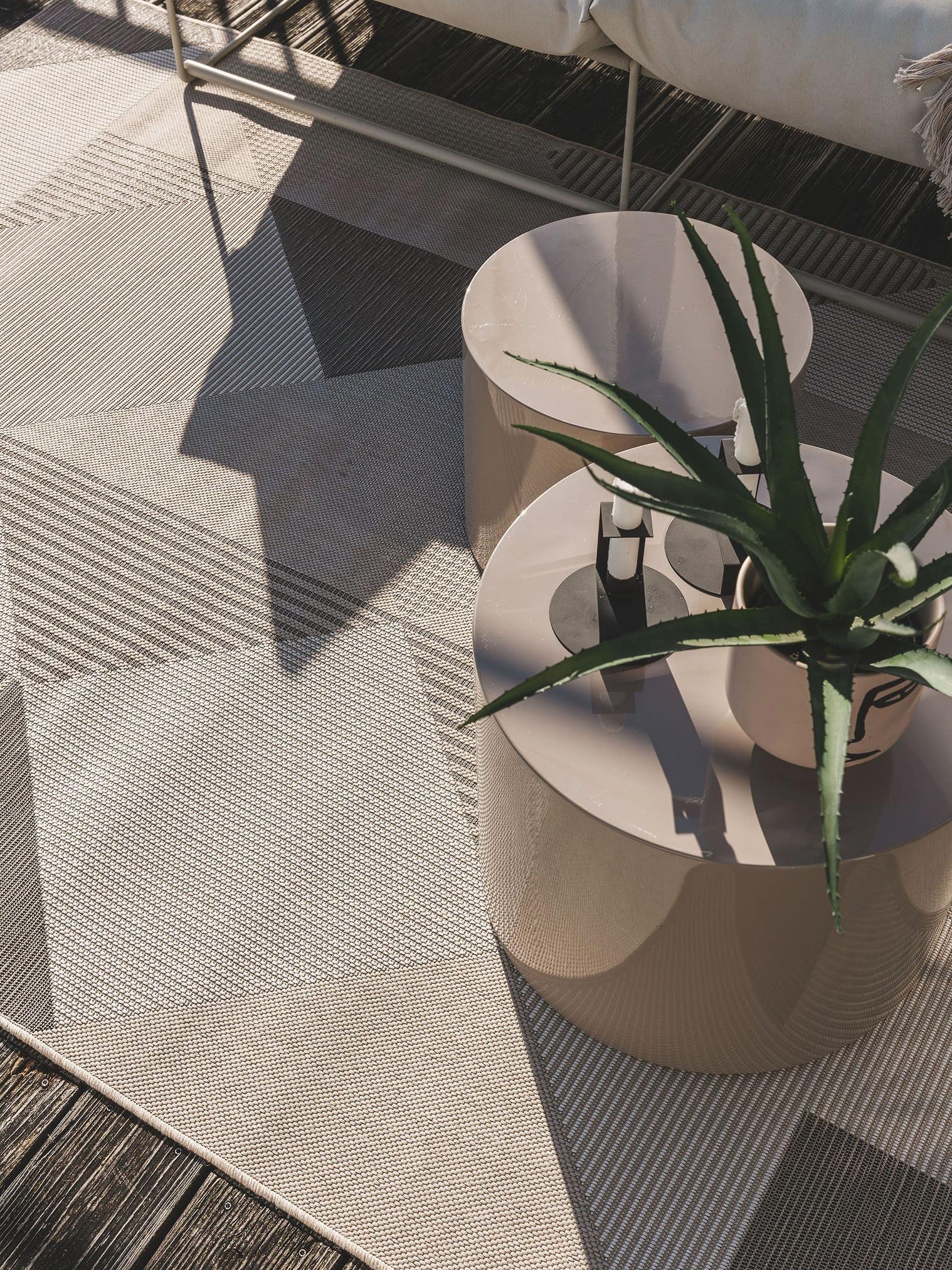 Tappeto di 100% Polipropilene in Beige con pelo alto 1- 5 mm da benuta Pop