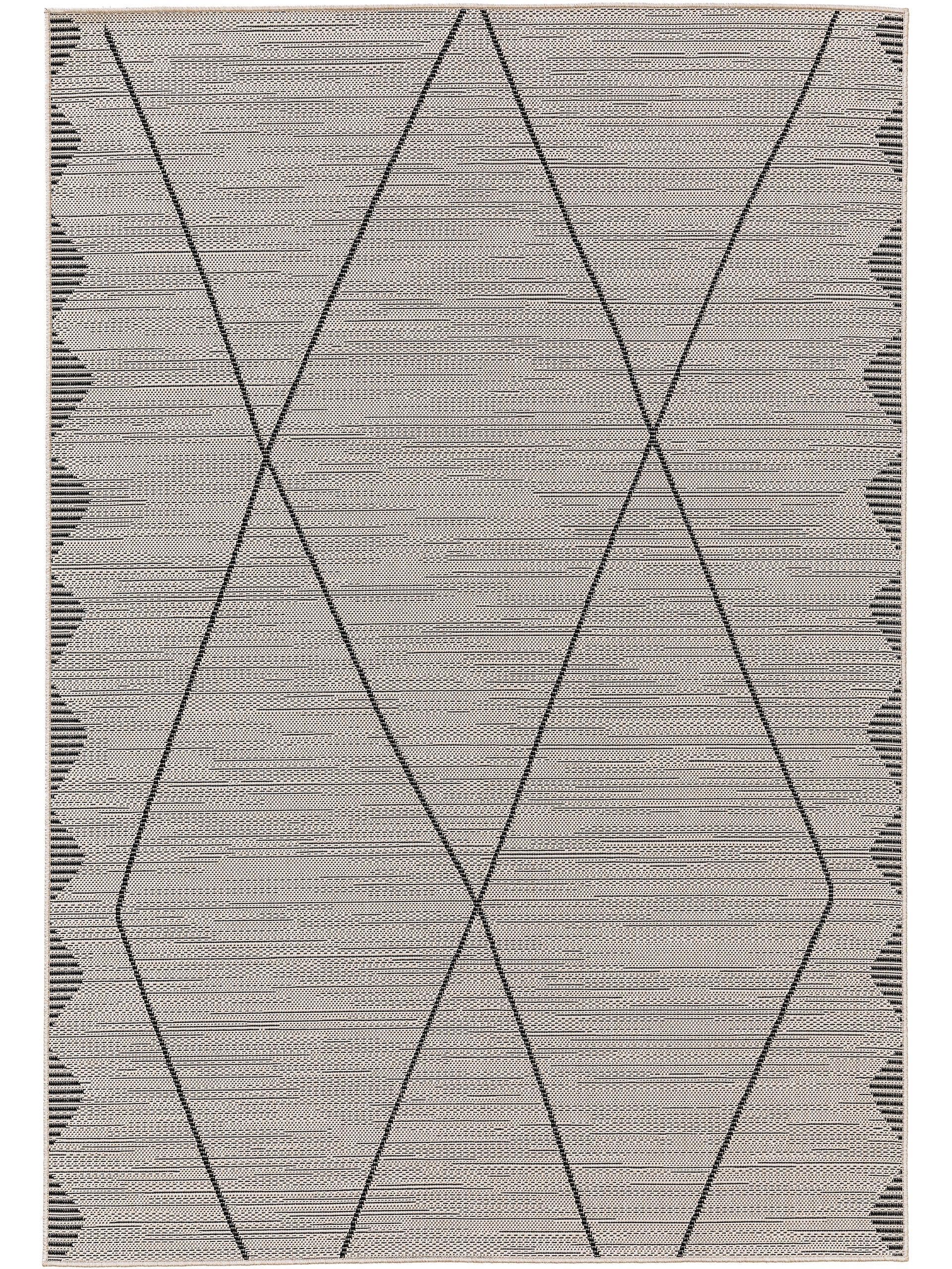 Rug made of 100% Polypropylene in Beige with a 1- 5 mm high pile by benuta Pop