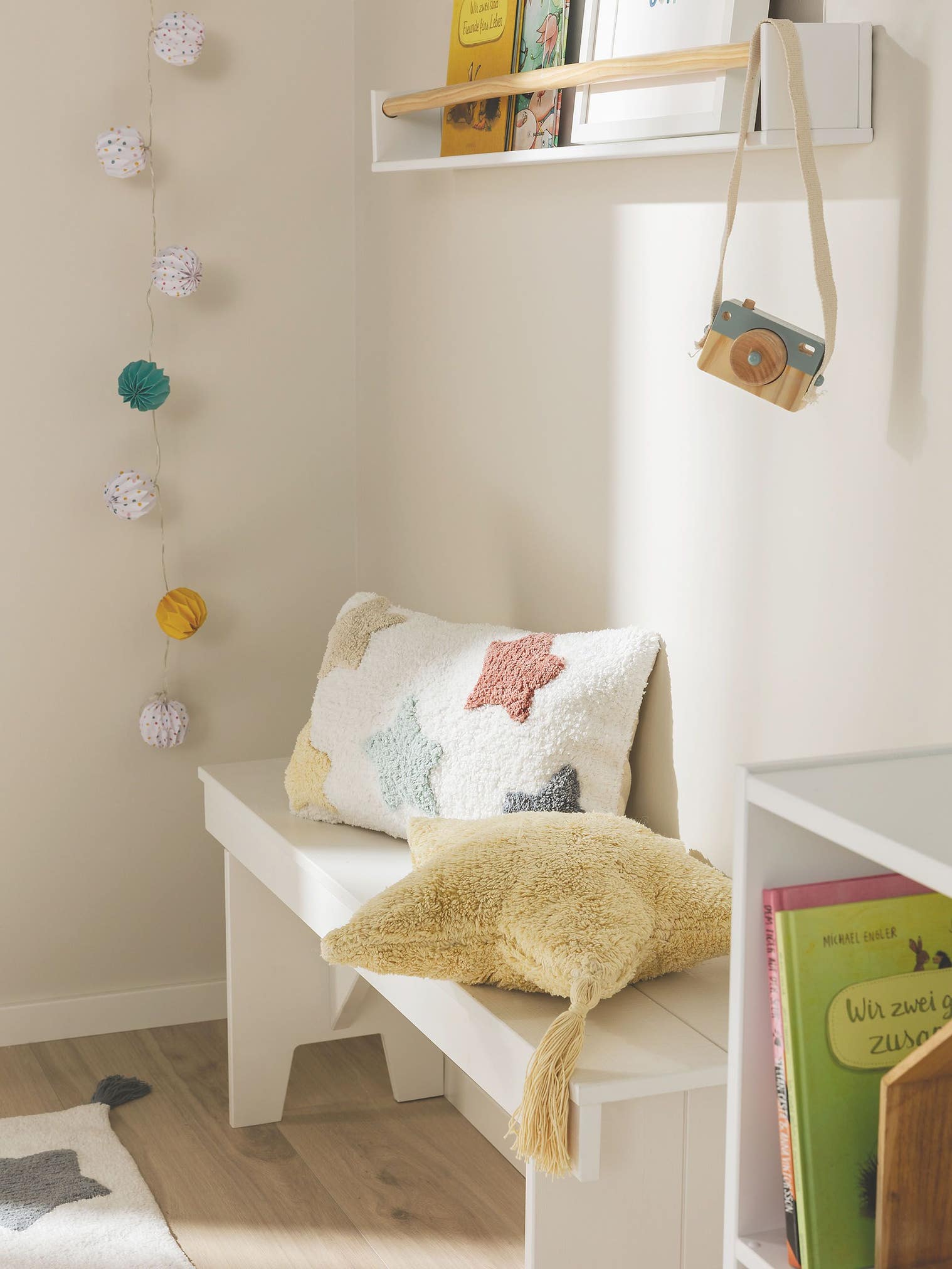 Kissenbezug Stars Multicolor im Design Kindermotive aus 100% Baumwolle von Lytte