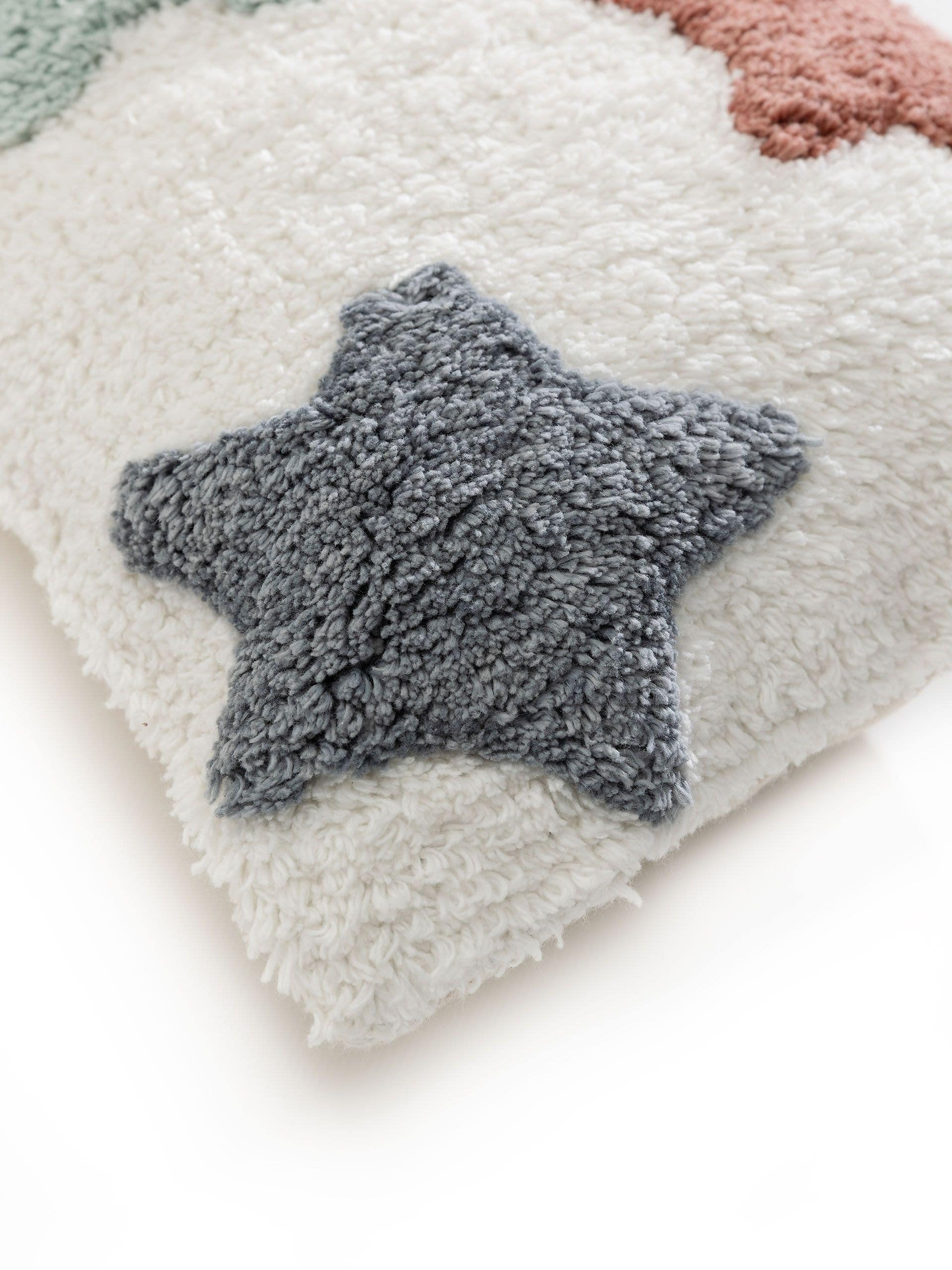 Cushion Cover Stars Multicolour in KidsDesign design made of 100% Cotton by Lytte