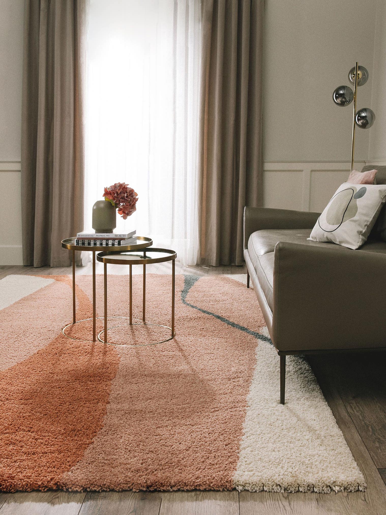Rug made of 100% Polypropylene in Multicoloured with a 21 - 30 mm high pile by benuta Pop