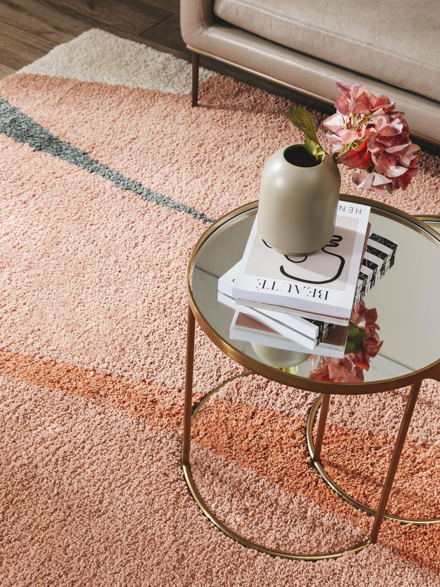 Rug made of 100% Polypropylene in Multicoloured with a 21 - 30 mm high pile by benuta Pop