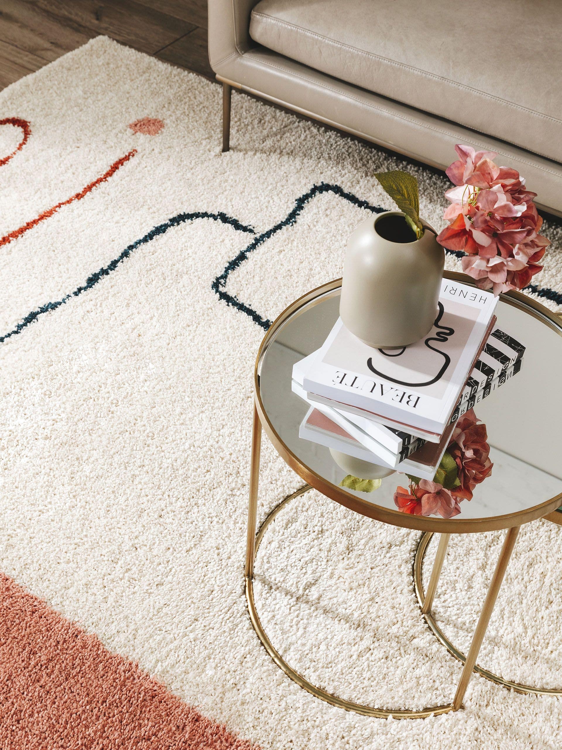 Rug made of 100% Polypropylene in Multicoloured with a 21 - 30 mm high pile by benuta Pop