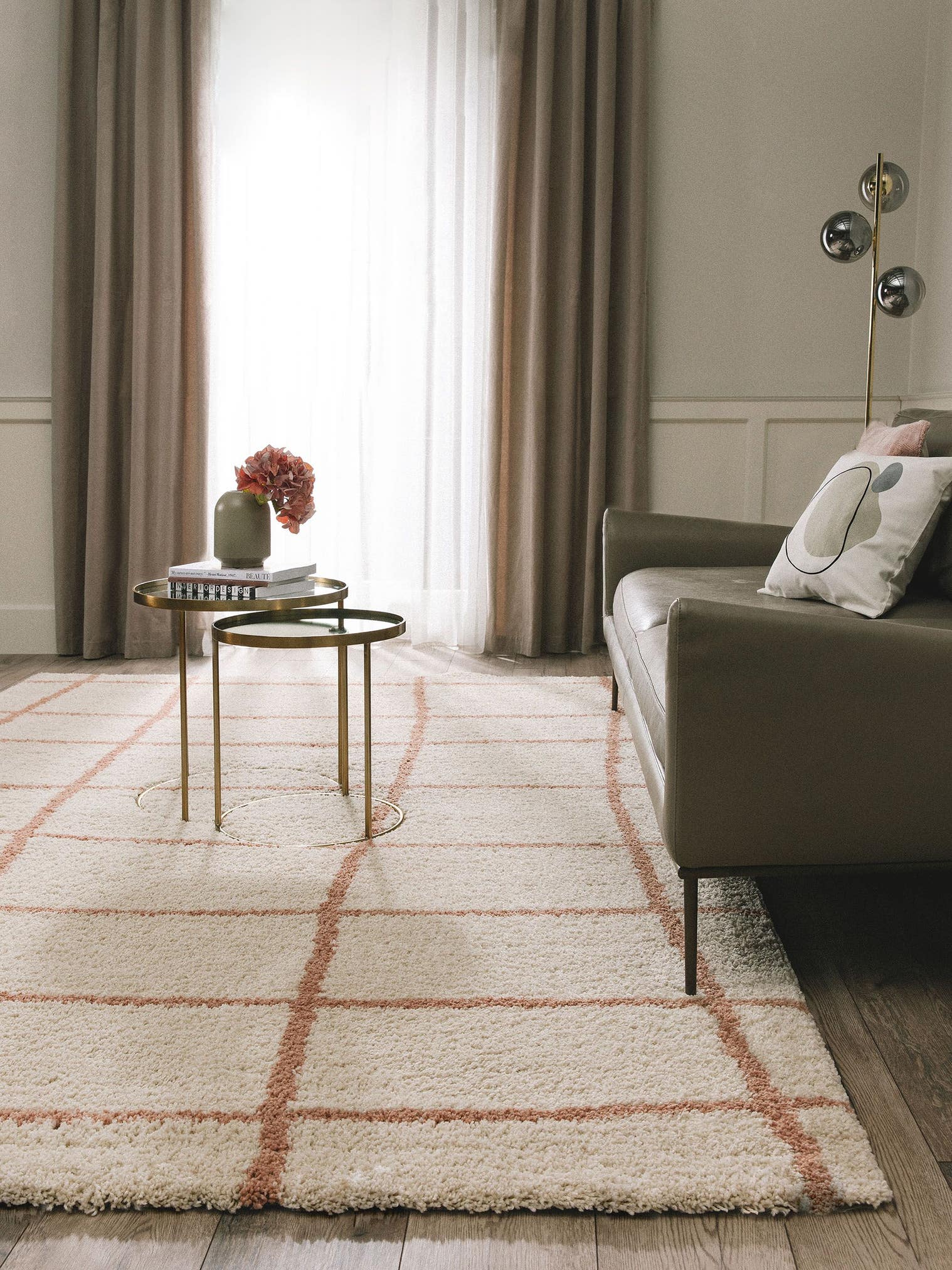 Teppich aus 100% Polypropylen in Multicolor mit 21 bis 30 mm hohem Flor von benuta Pop