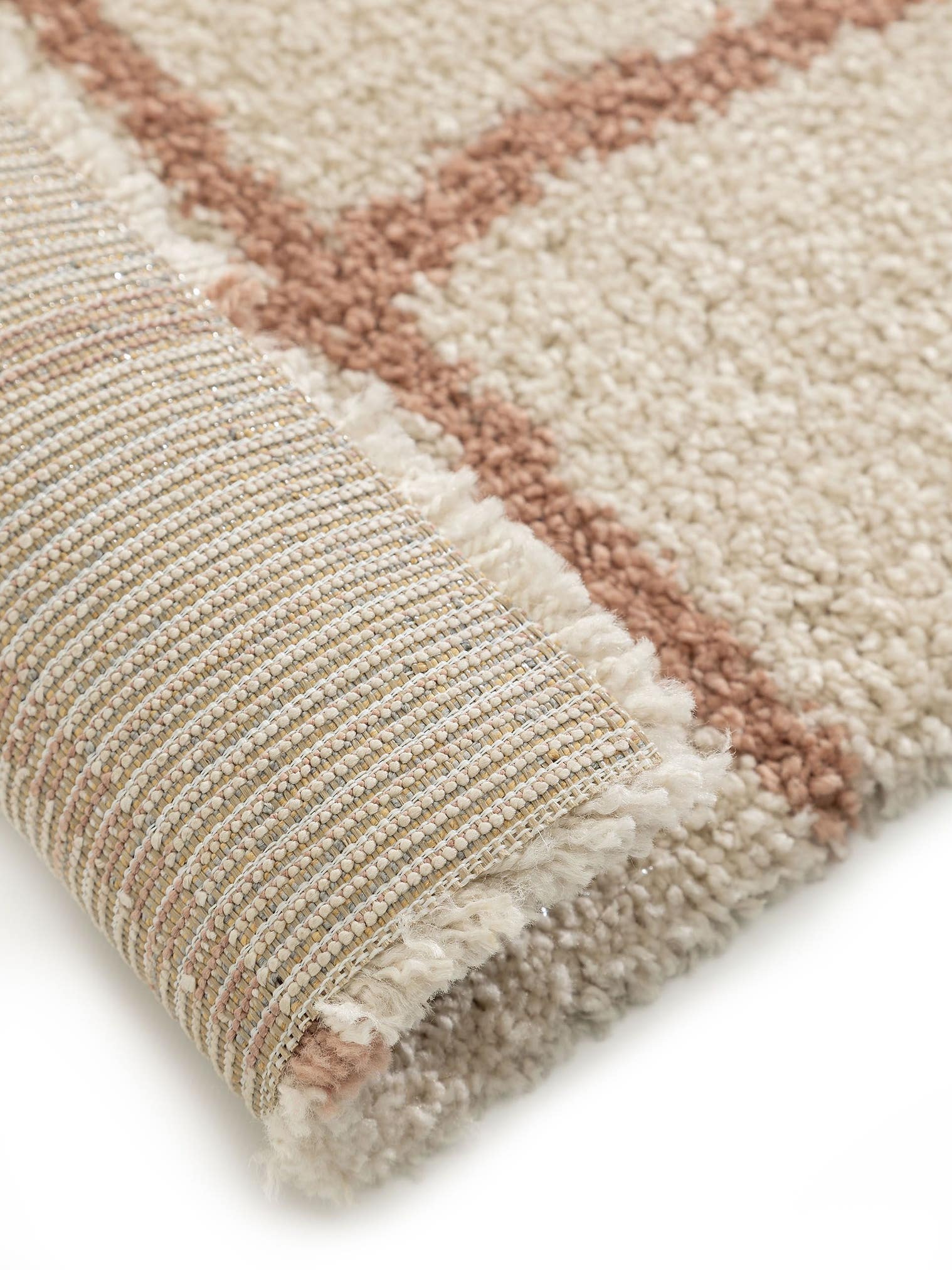 Teppich aus 100% Polypropylen in Multicolor mit 21 bis 30 mm hohem Flor von benuta Pop