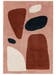 Shaggy rug Louise Multicolour