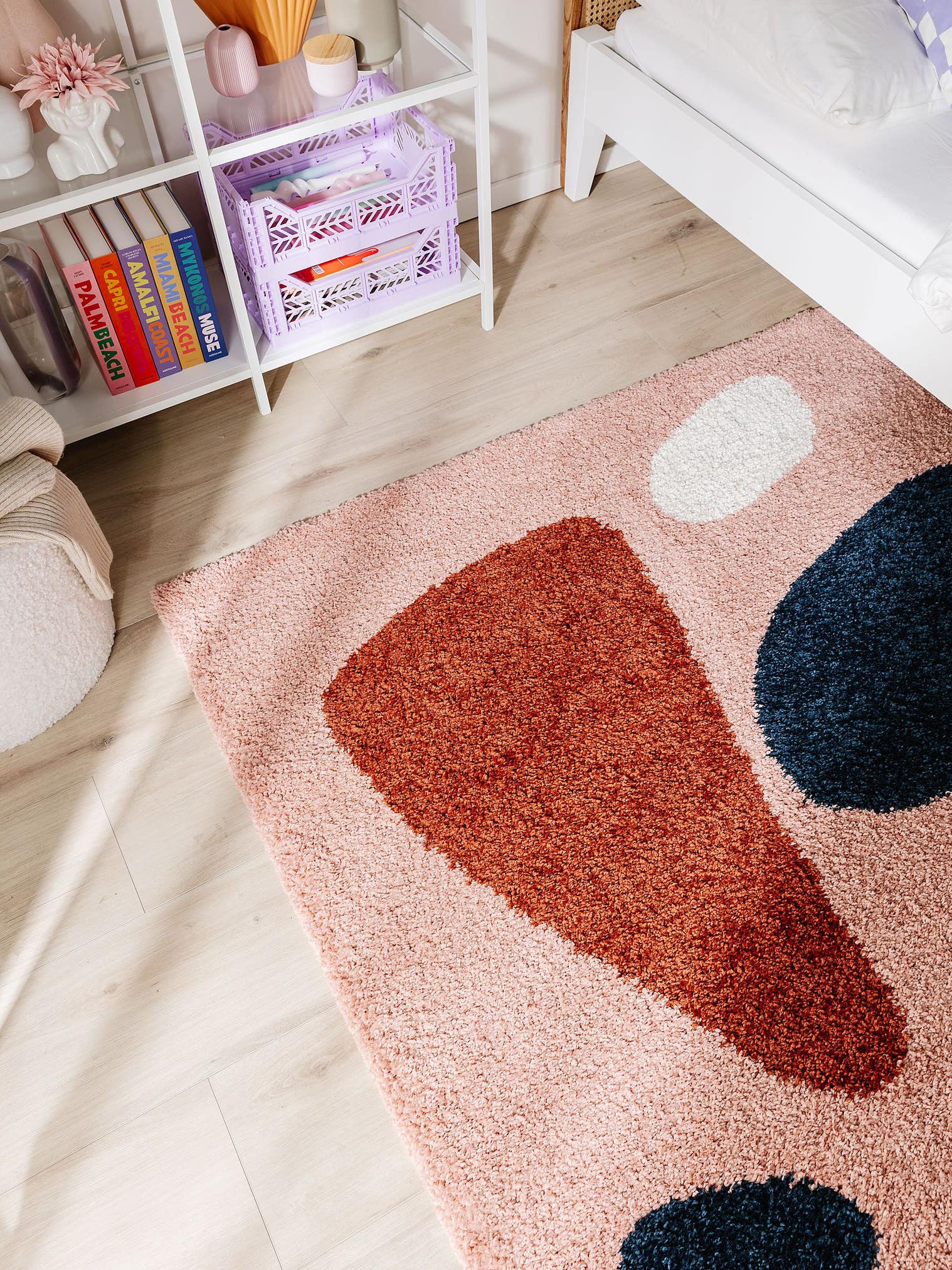 Rug made of 100% Polypropylene in Multicoloured with a 21 - 30 mm high pile by benuta Pop