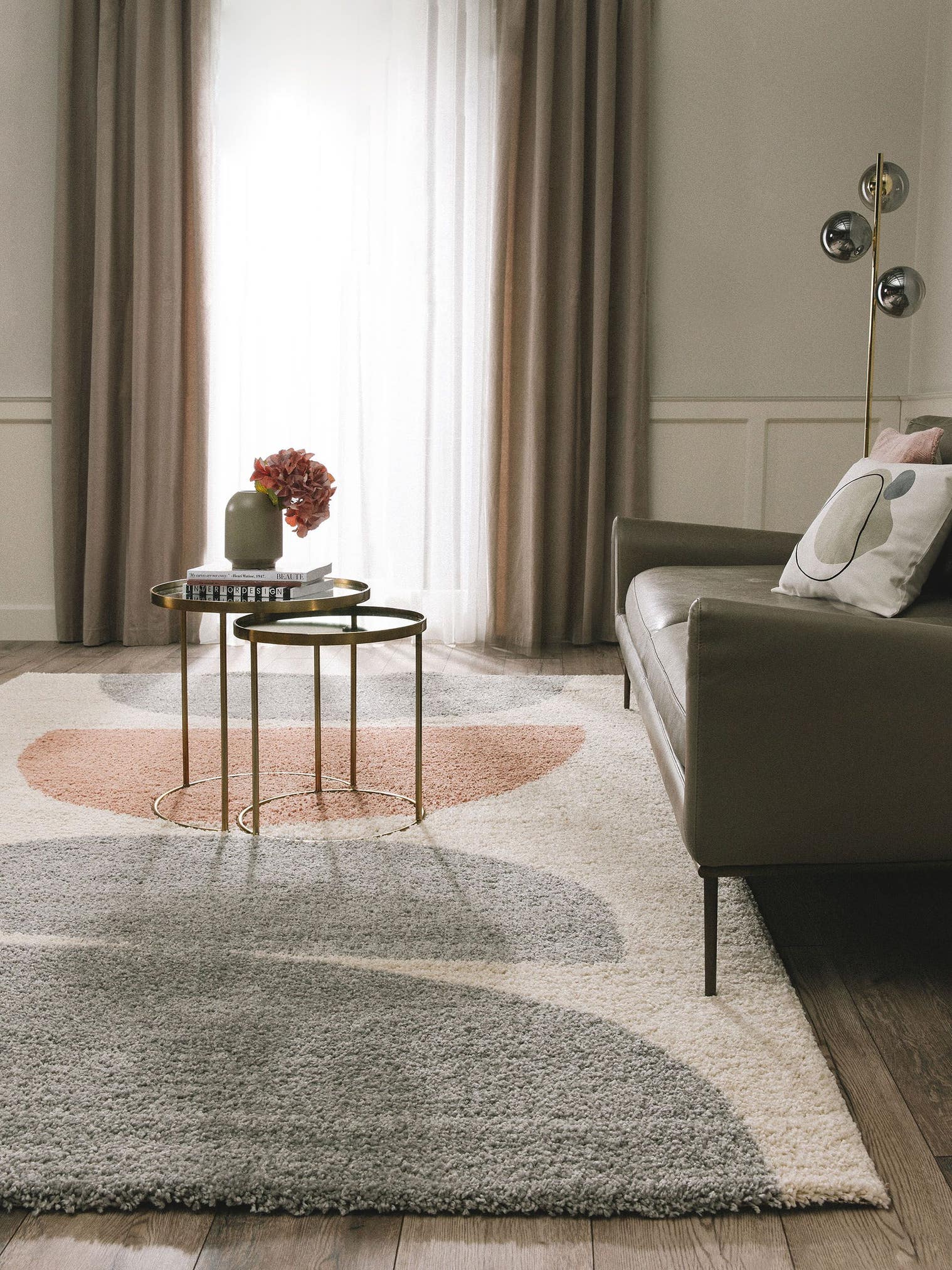 Tapis en 100% Polypropylène en Multicouleur avec une pile de 21 - 30 mm de hauteur de benuta Pop
