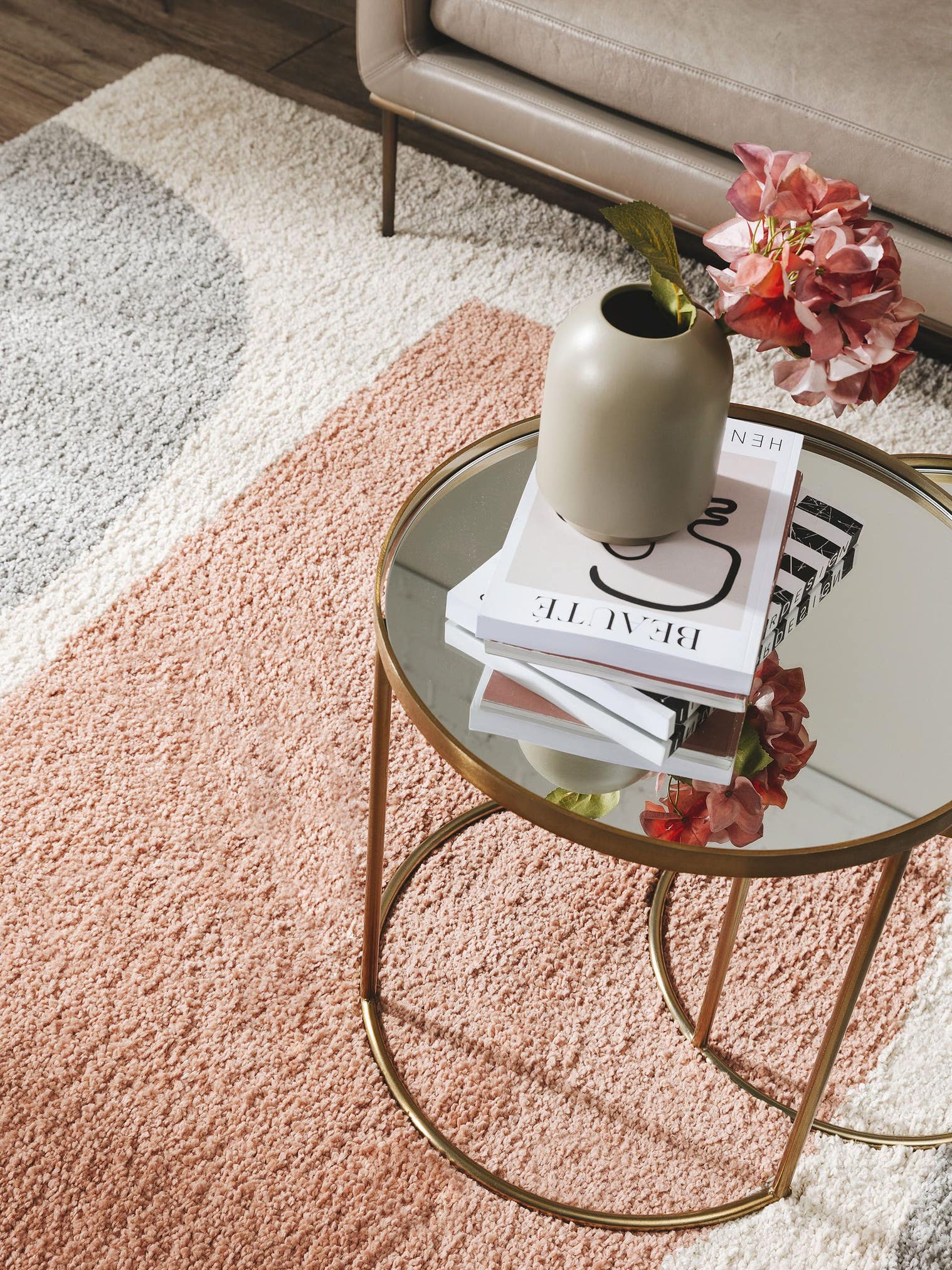 Tapis en 100% Polypropylène en Multicouleur avec une pile de 21 - 30 mm de hauteur de benuta Pop