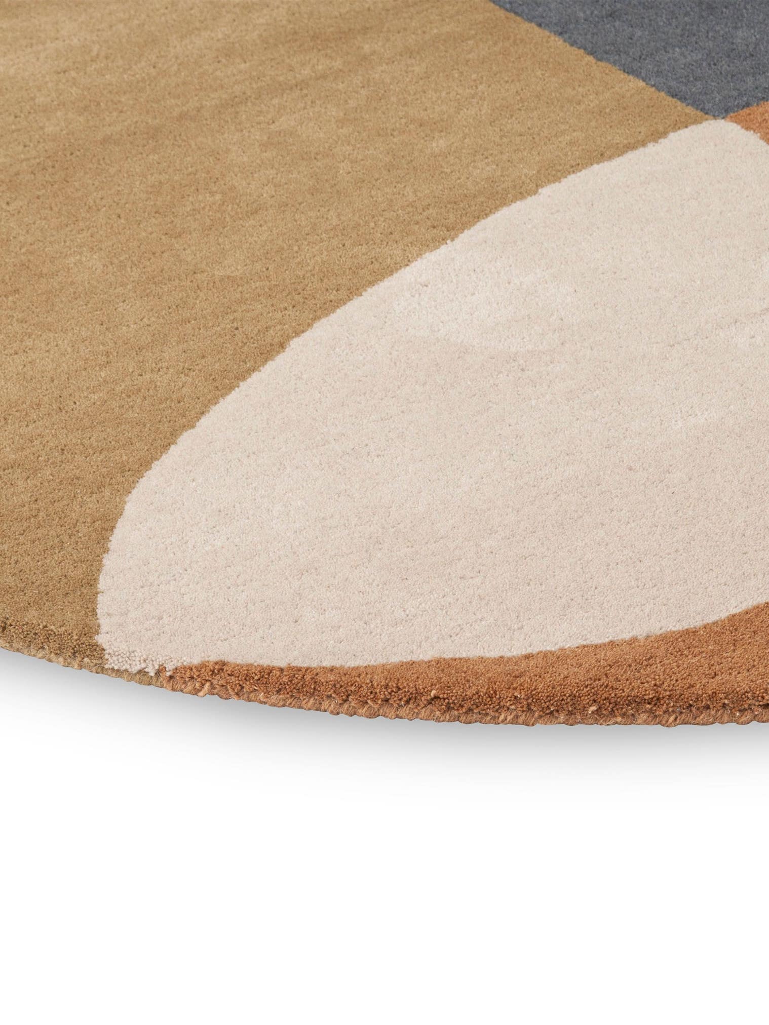 Teppich aus 100% Wolle in Multicolor mit 11 bis 20 mm hohem Flor von Brink & Campman