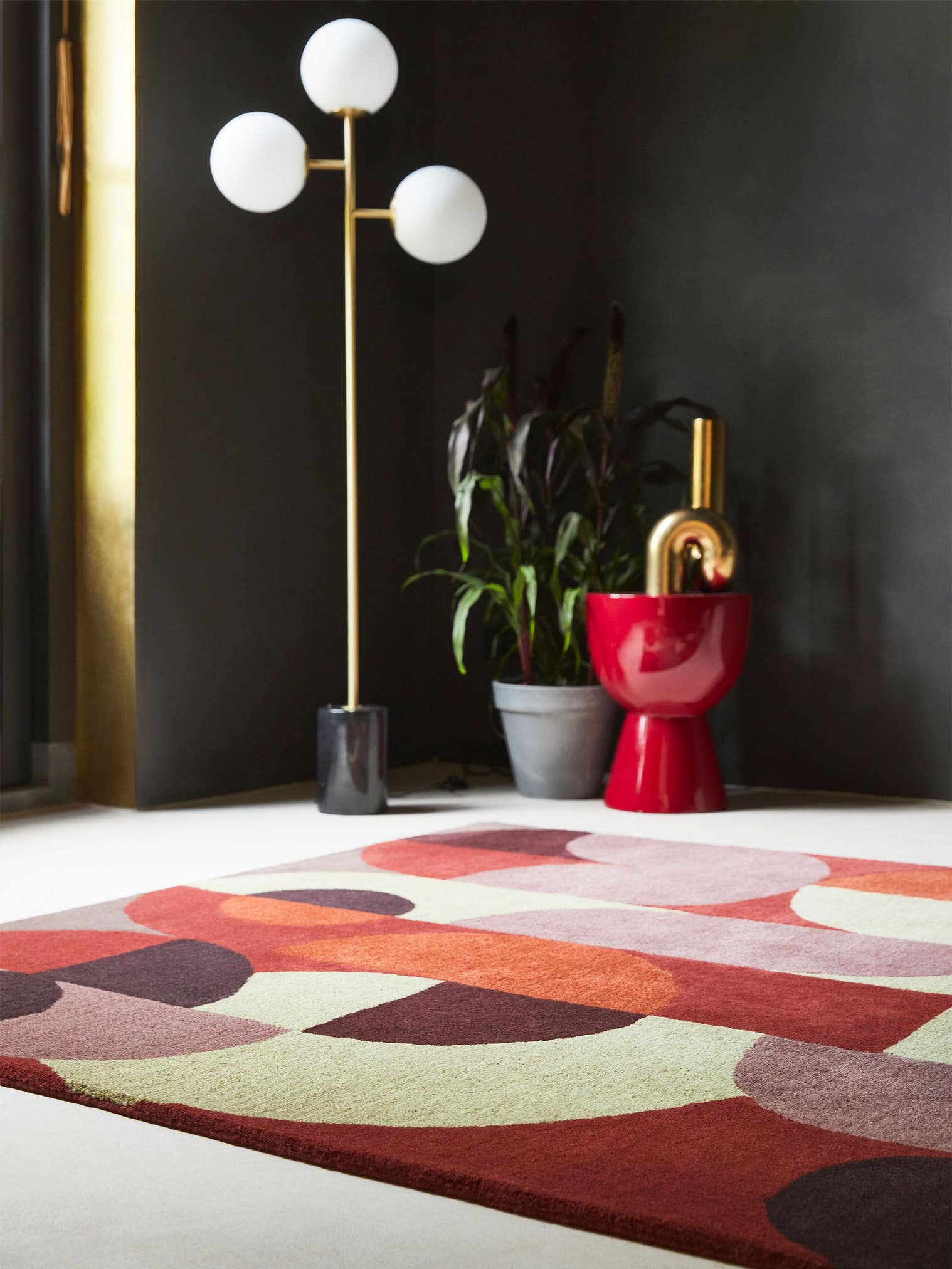 Teppich aus 100% Wolle in Multicolor mit 11 bis 20 mm hohem Flor von Brink & Campman