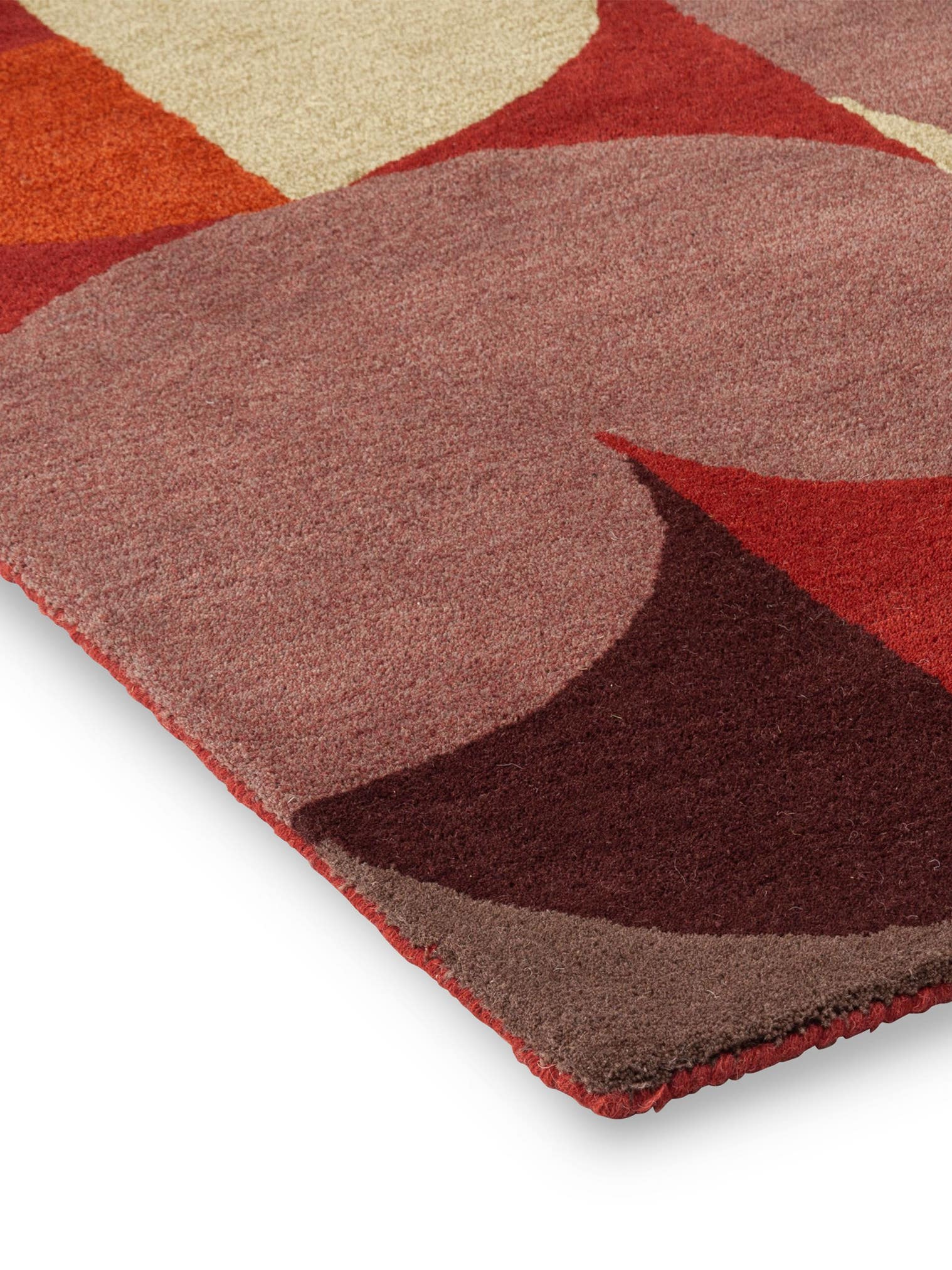Teppich aus 100% Wolle in Multicolor mit 11 bis 20 mm hohem Flor von Brink & Campman