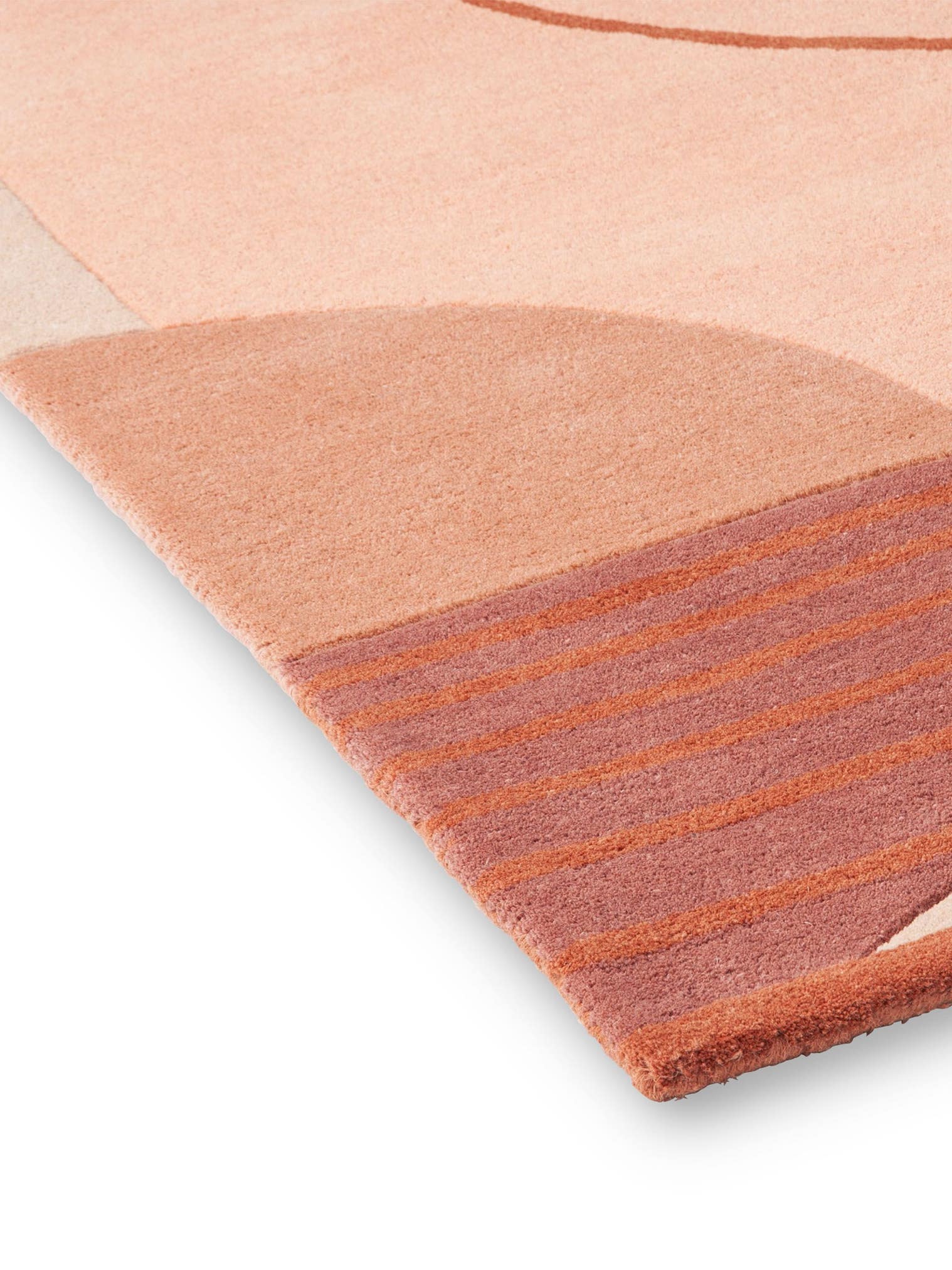 Teppich aus 100% Wolle in Multicolor mit 11 bis 20 mm hohem Flor von Brink & Campman