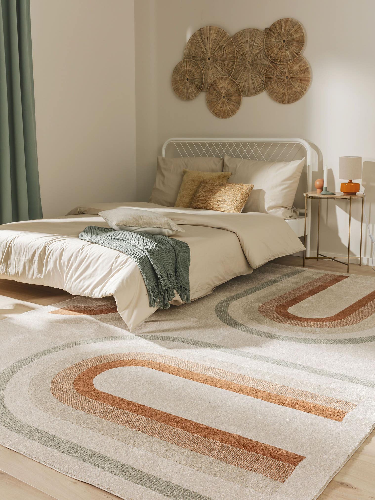 Teppich aus 100% Polypropylen in Multicolor mit 6 bis 10 mm hohem Flor von benuta Pop
