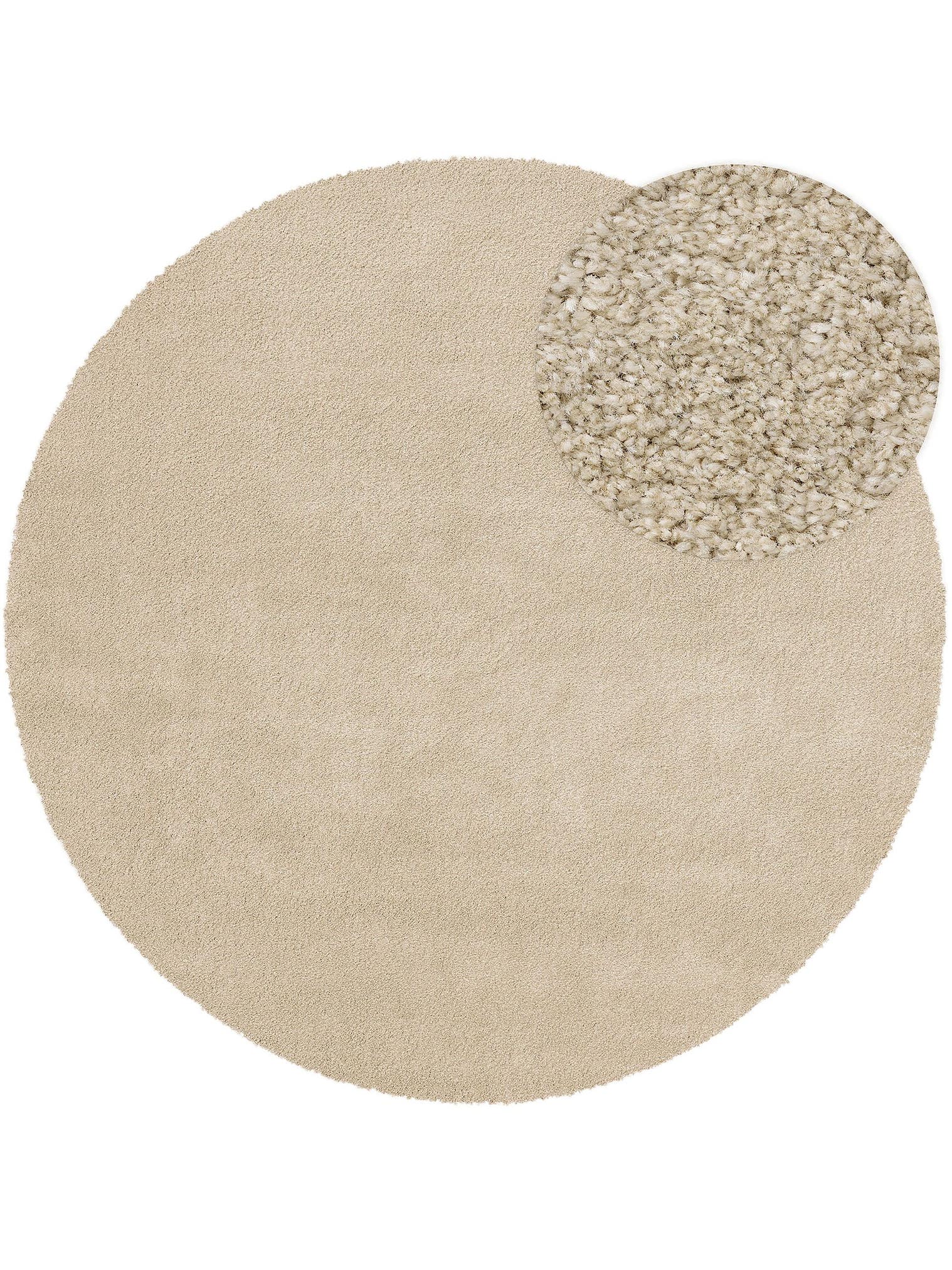 Tapis en 100% Polypropylène en Beige avec une pile de 21 - 30 mm de hauteur de benuta Nest