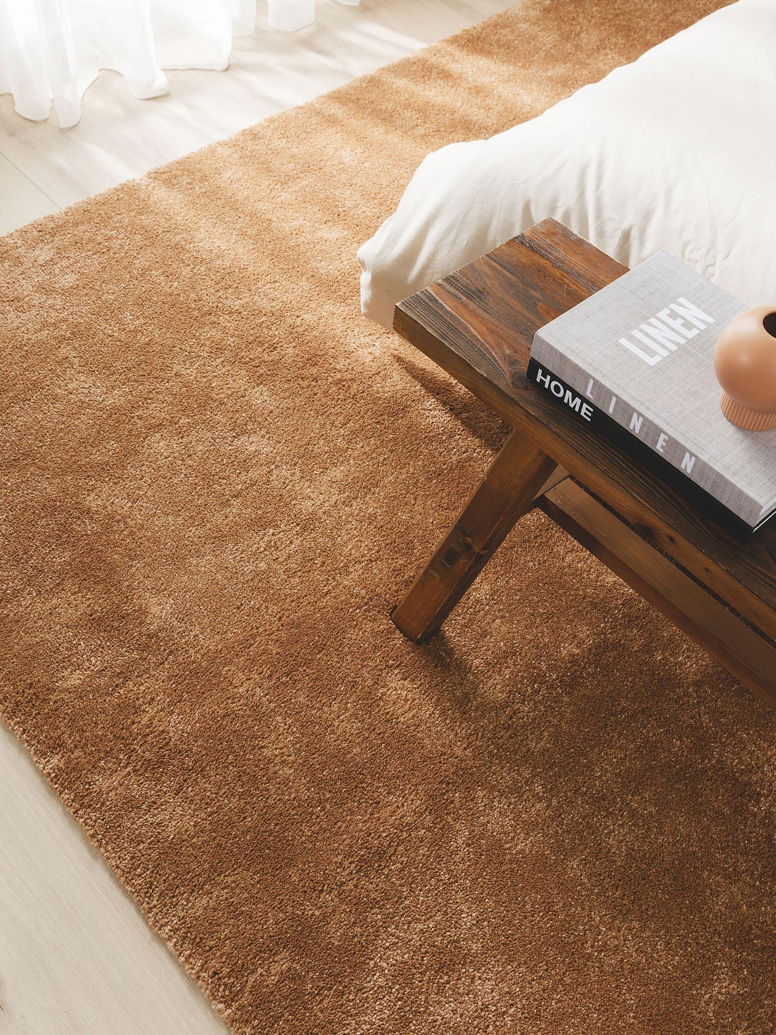 Alfombra de 100% Polipropileno en Marrón con un pelo de {{Placeholder_Pile Height}} de altura de benuta Nest