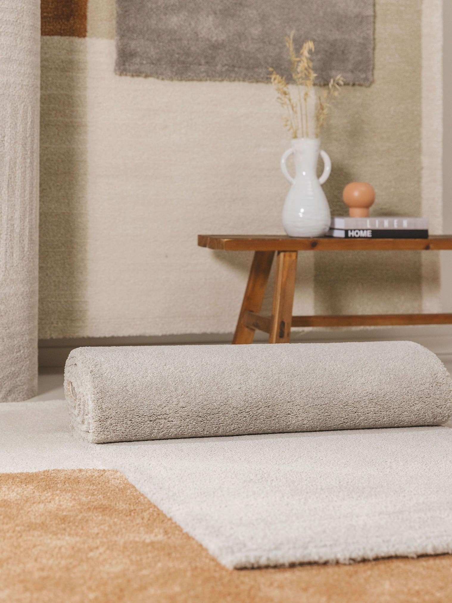 Alfombra de 100% Polipropileno en Marrón con un pelo de {{Placeholder_Pile Height}} de altura de benuta Nest