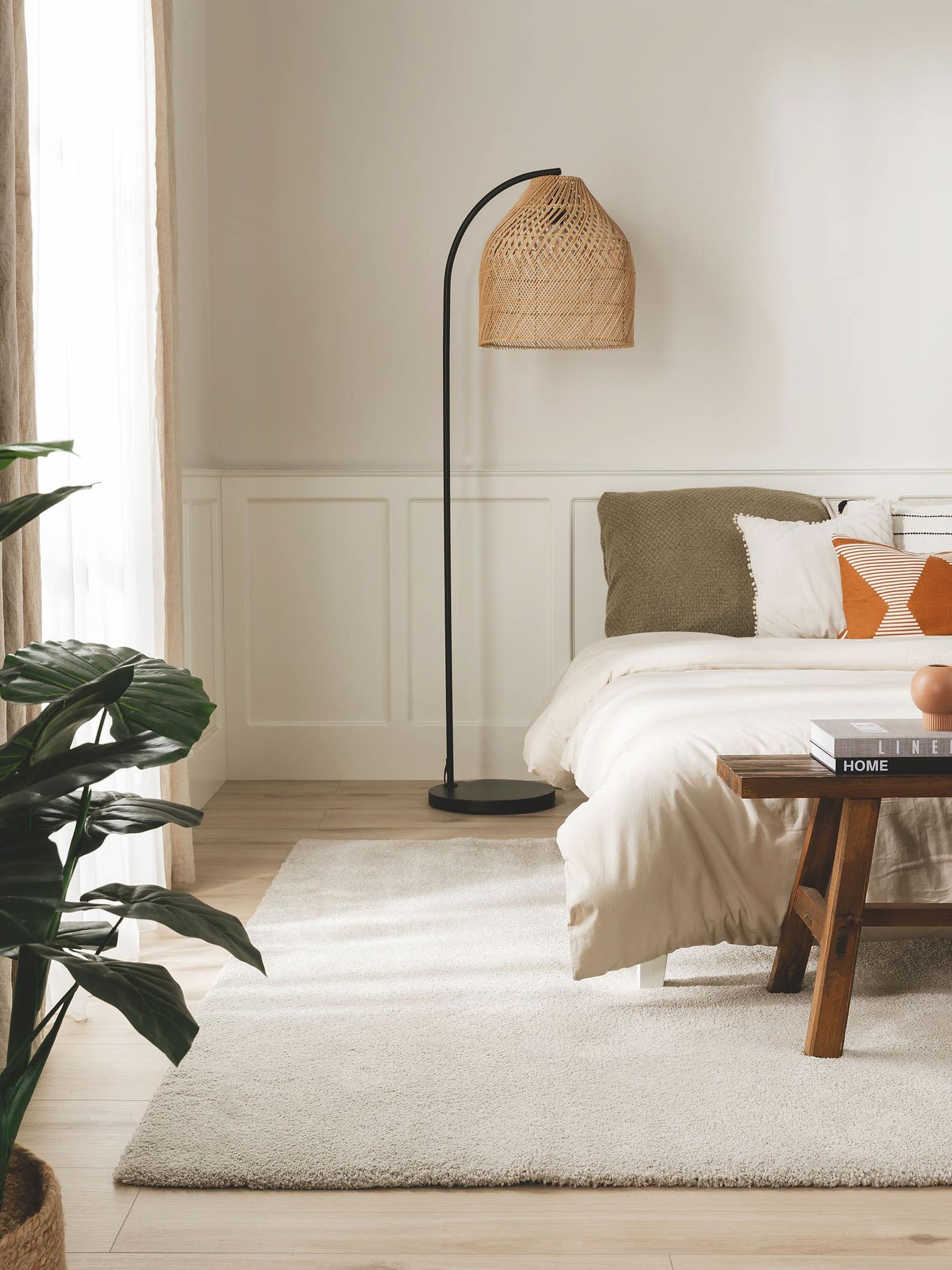 Rug made of 100% Polypropylene in Grey with a 21 - 30 mm high pile by benuta Nest