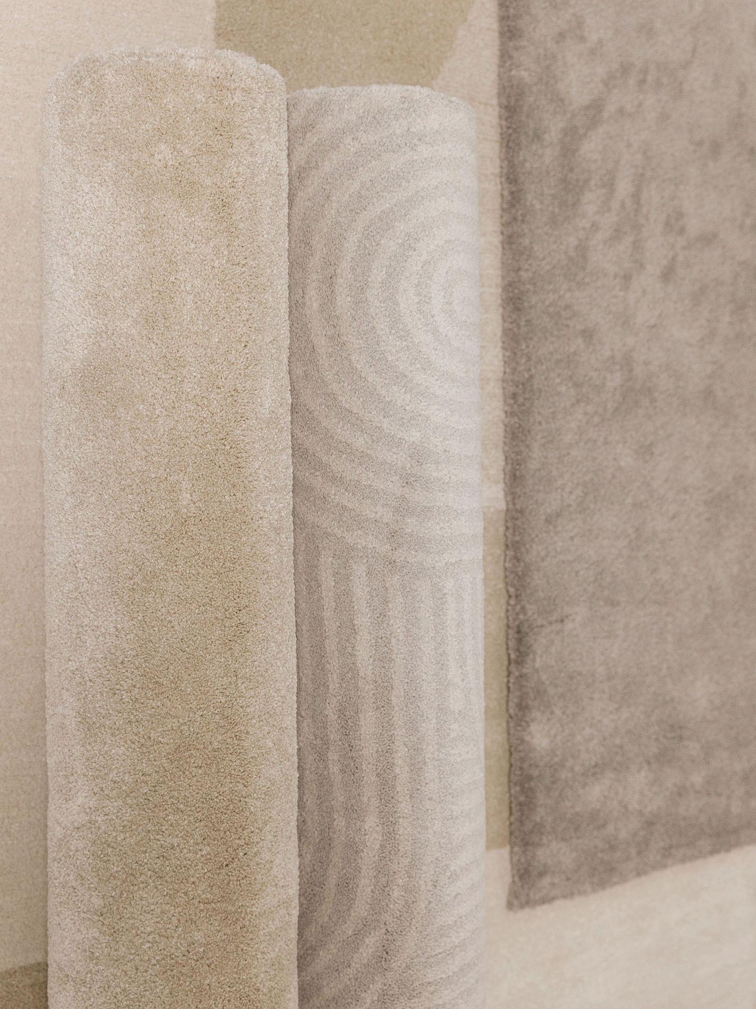 Rug made of 100% Polypropylene in Grey with a 21 - 30 mm high pile by benuta Nest