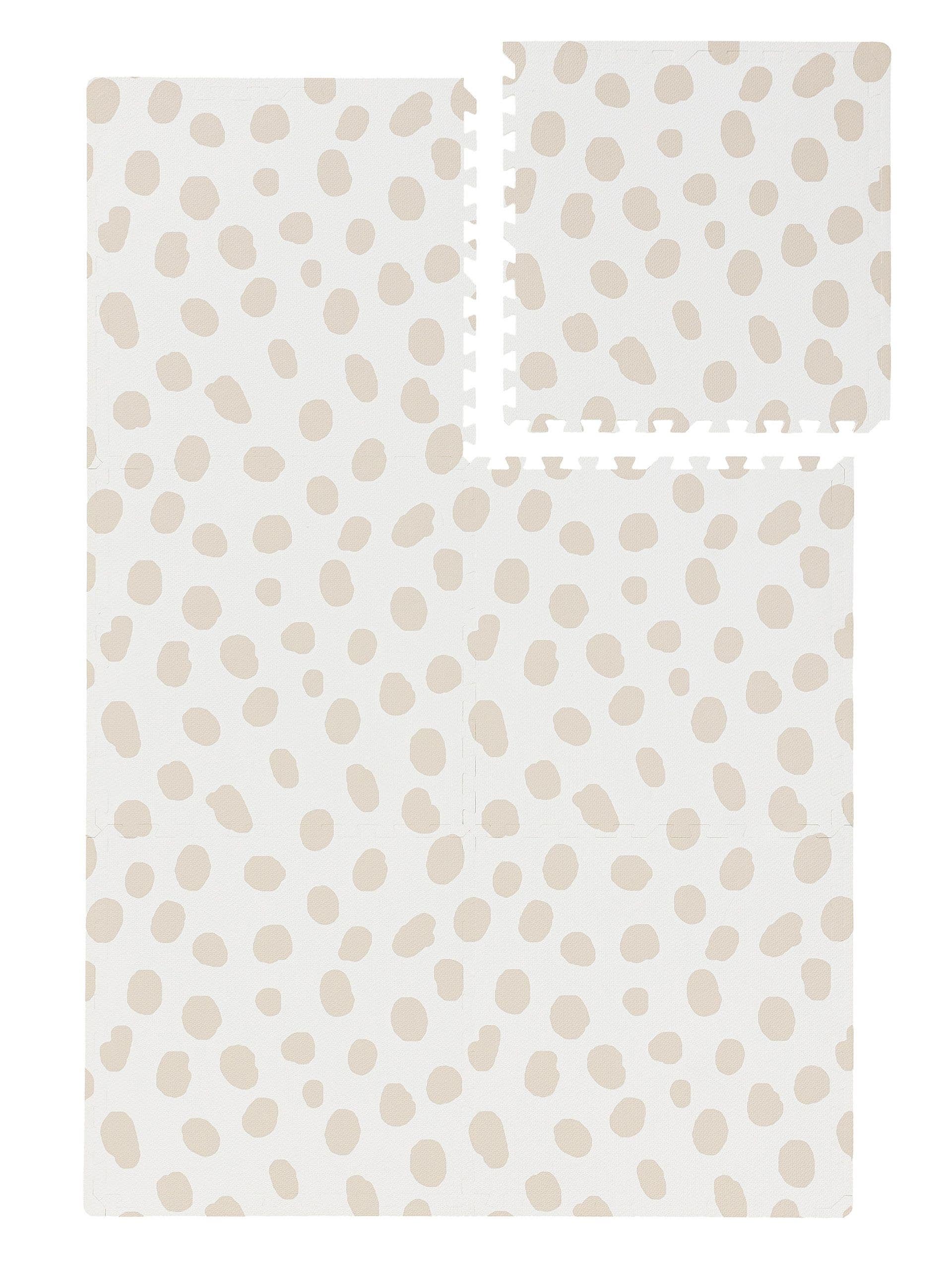 Playmat Savannah Beige in AnimalDesign design made of 100% EVA foam by Lytte