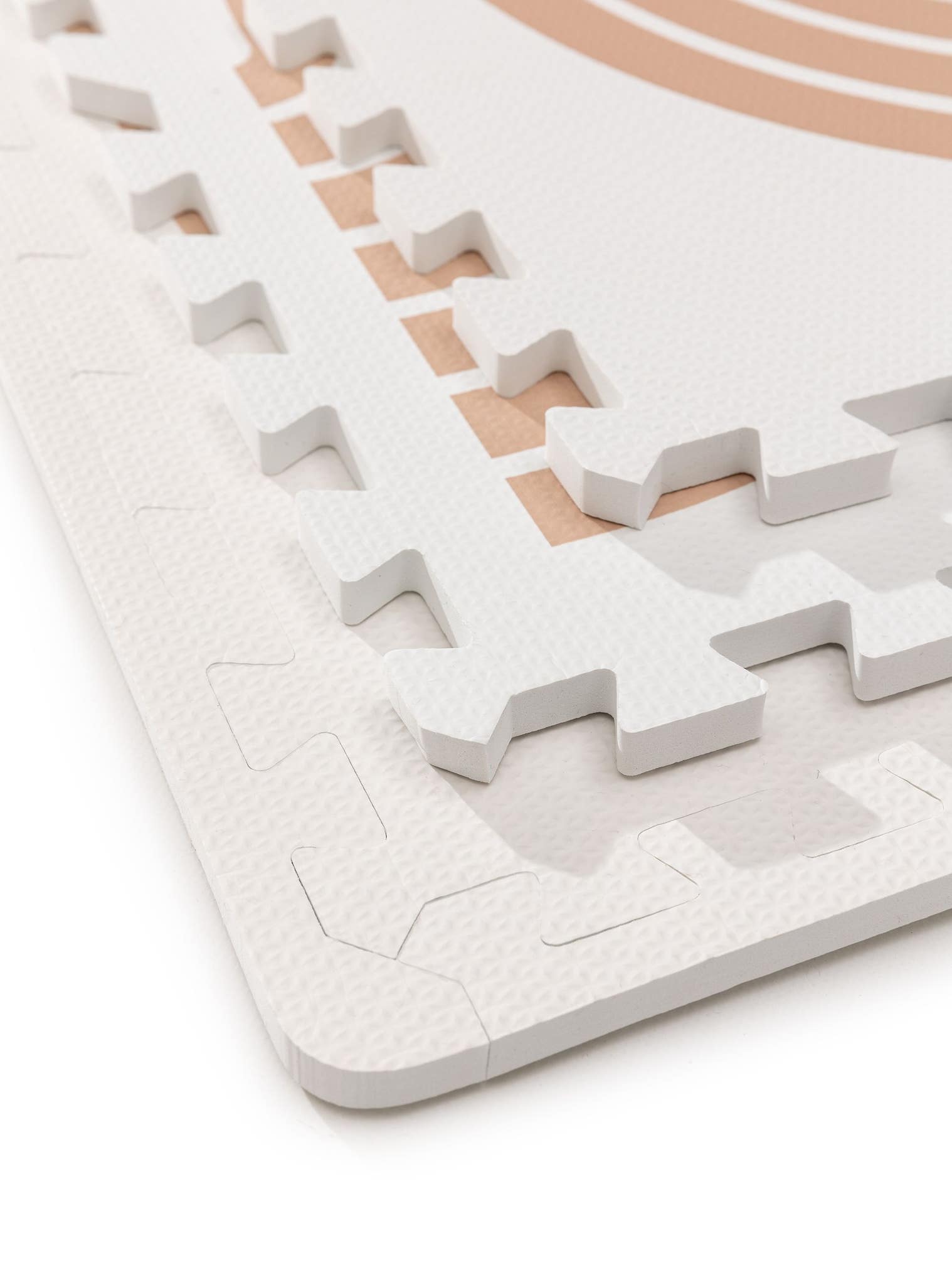 Tapis de jeu Archie Beige en motif KidsDesign en 100% Mousse EVA de Lytte